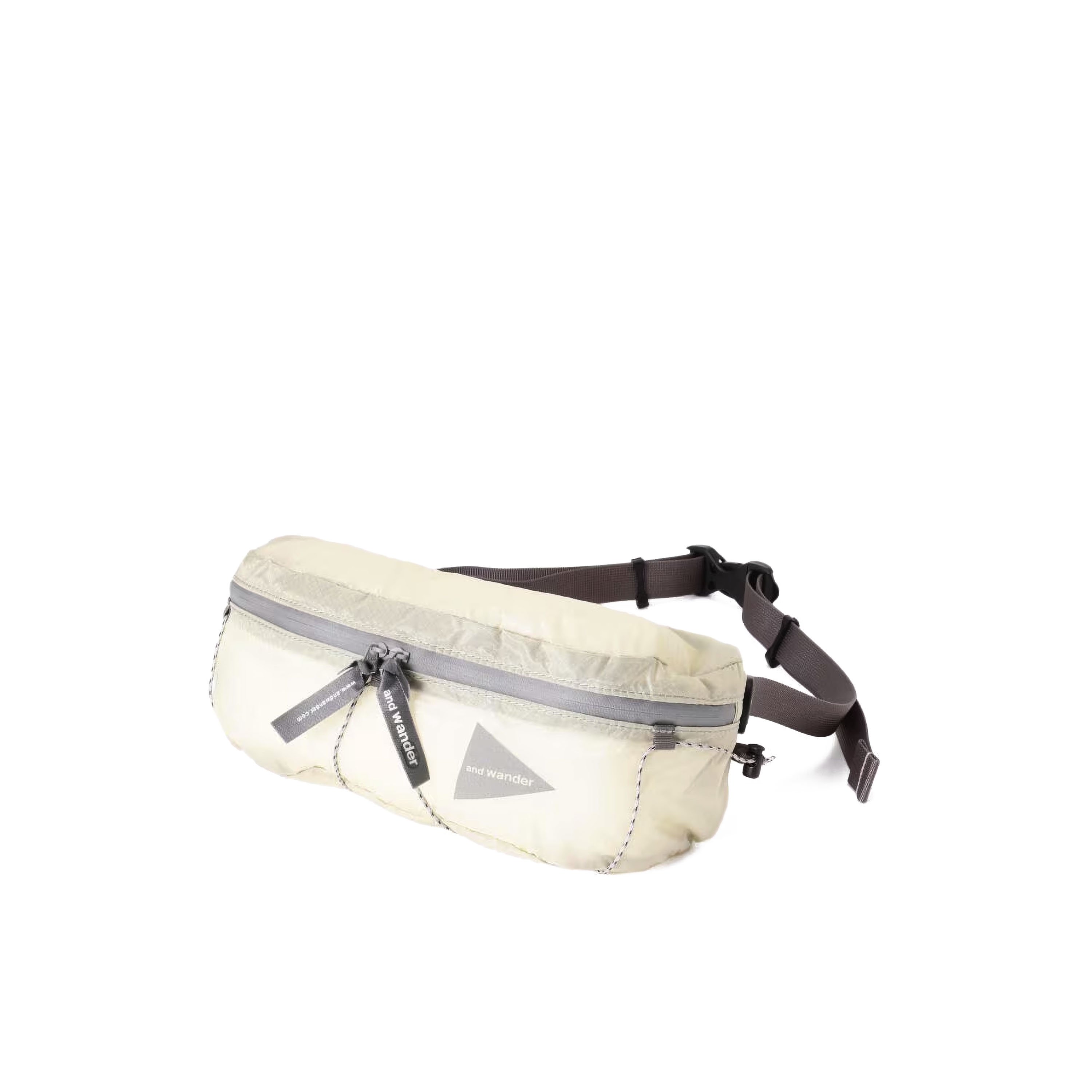 and wander Sil Waist Bag (Off White)