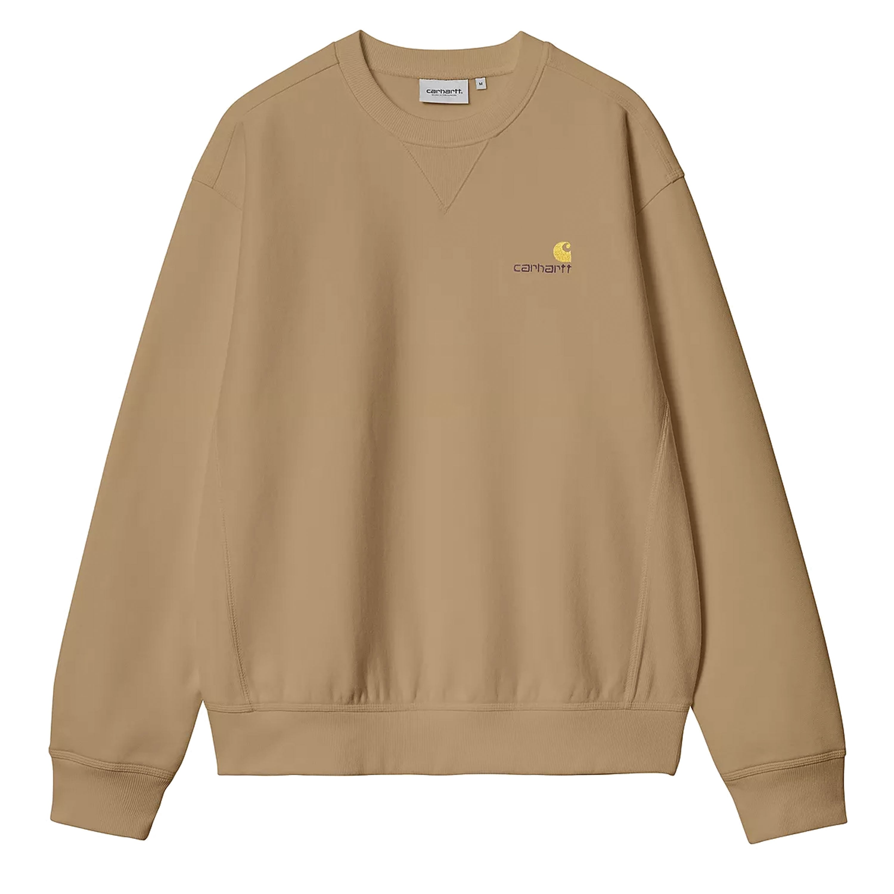 Carhartt WIP American Script Crew Neck Sweatshirt (Peanut)