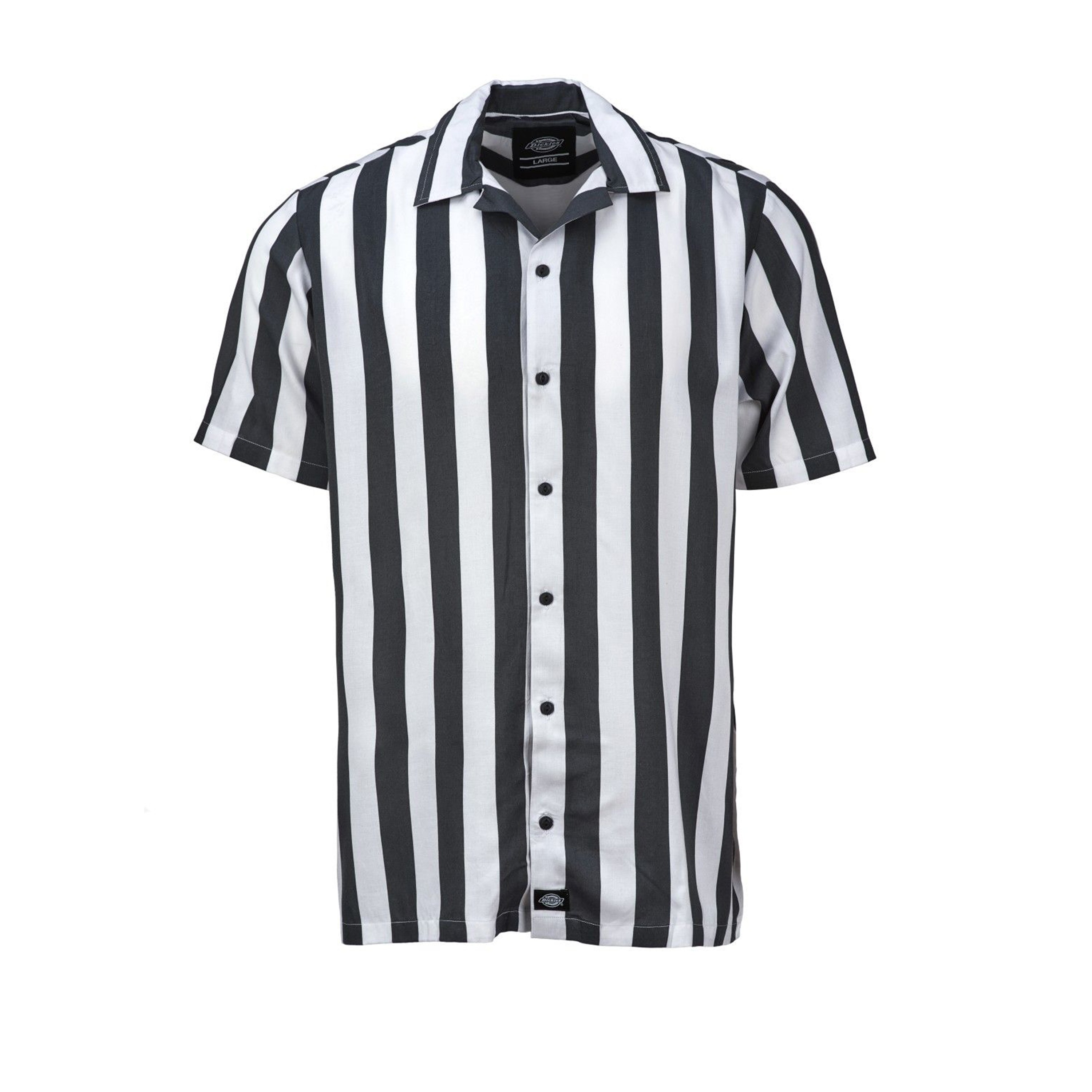 Dickies Roslyn Stripe Shirt (Charcoal Grey) - 05-200340CH - Consortium