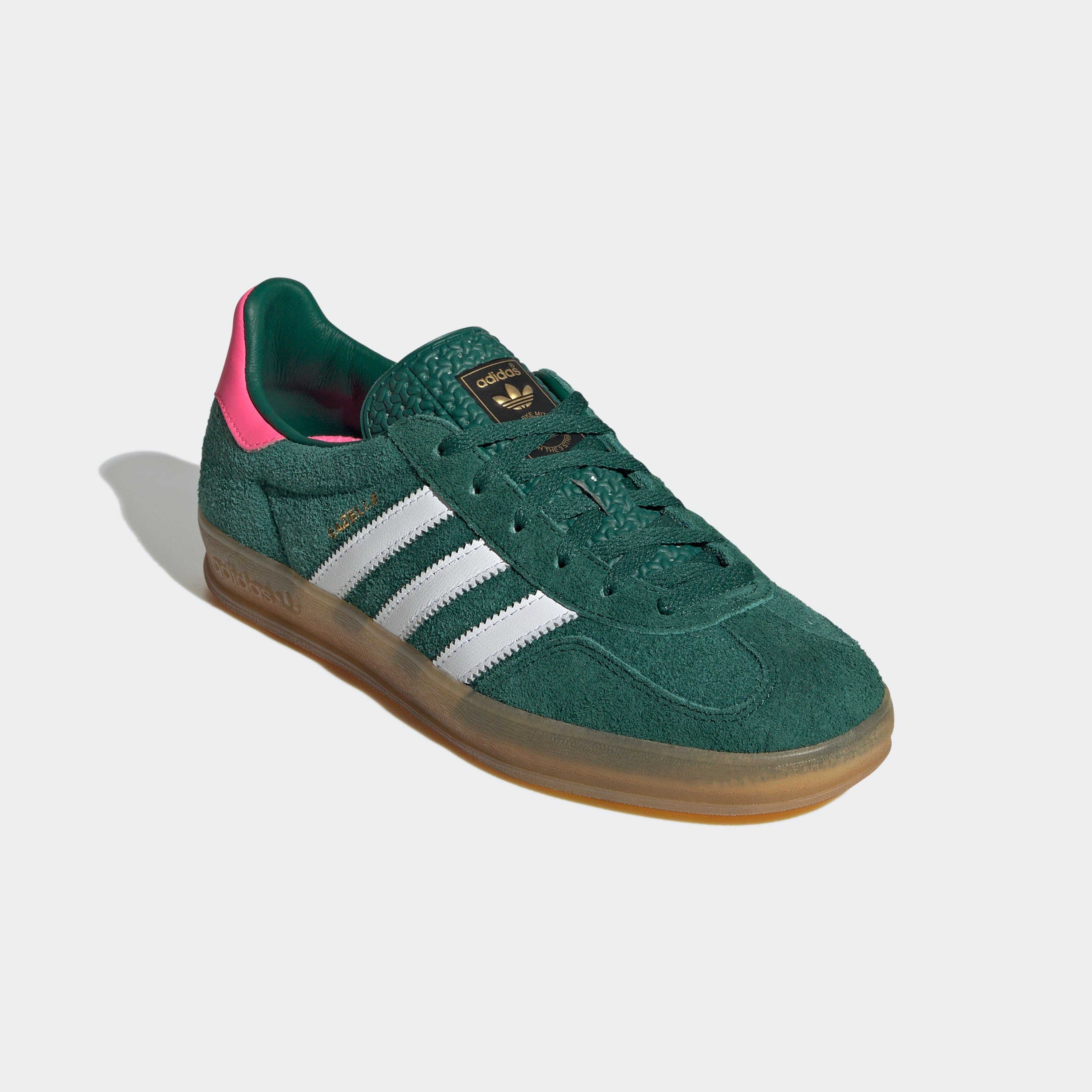 adidas Originals Gazelle Indoor W (Collegiate Green/Footwear White