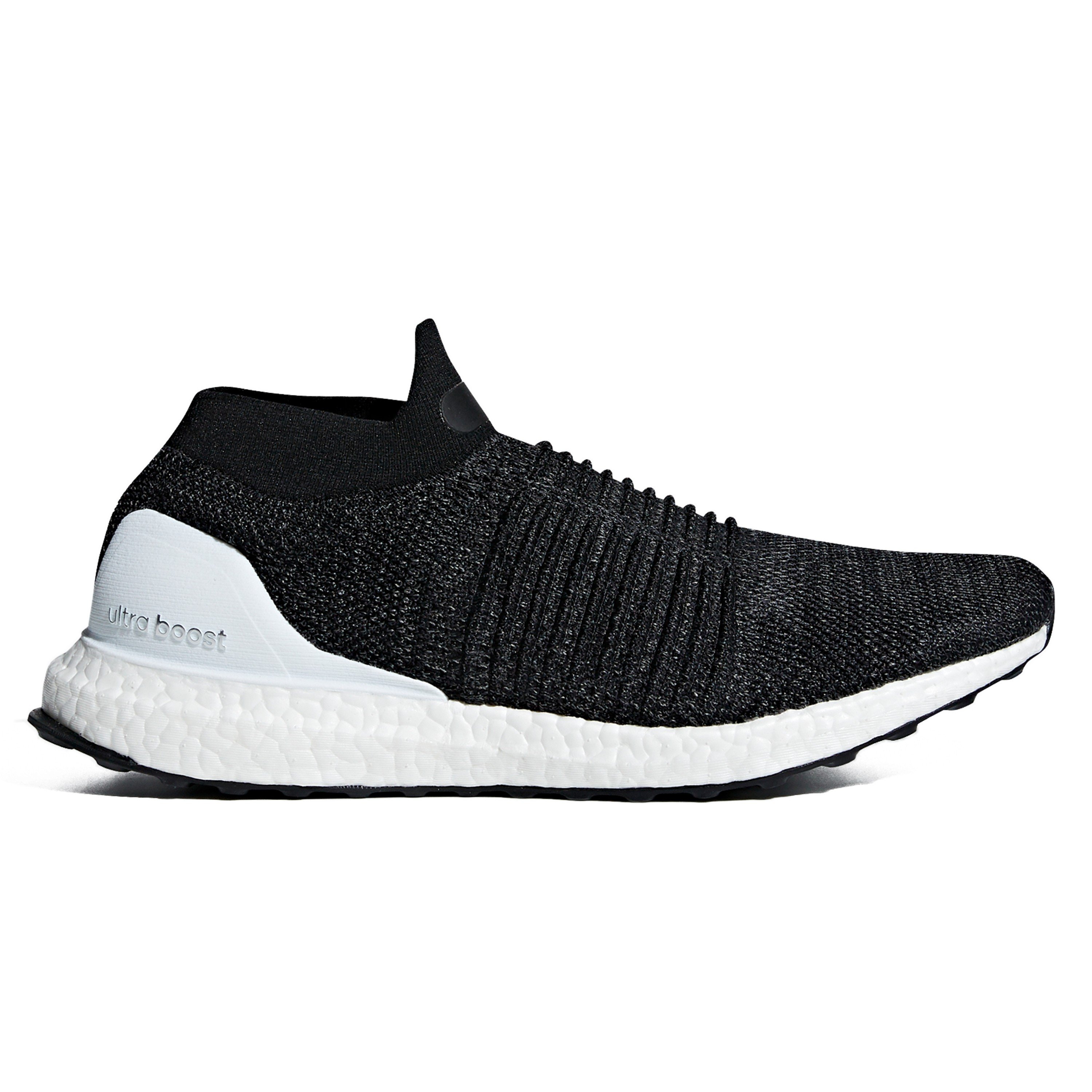 Ultra boost laceless black uk hot sale