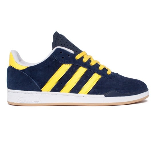 Adidas Skateboarding Ronan (Collegiate Navy/Vivid Yellow S13/Running White FTW) -