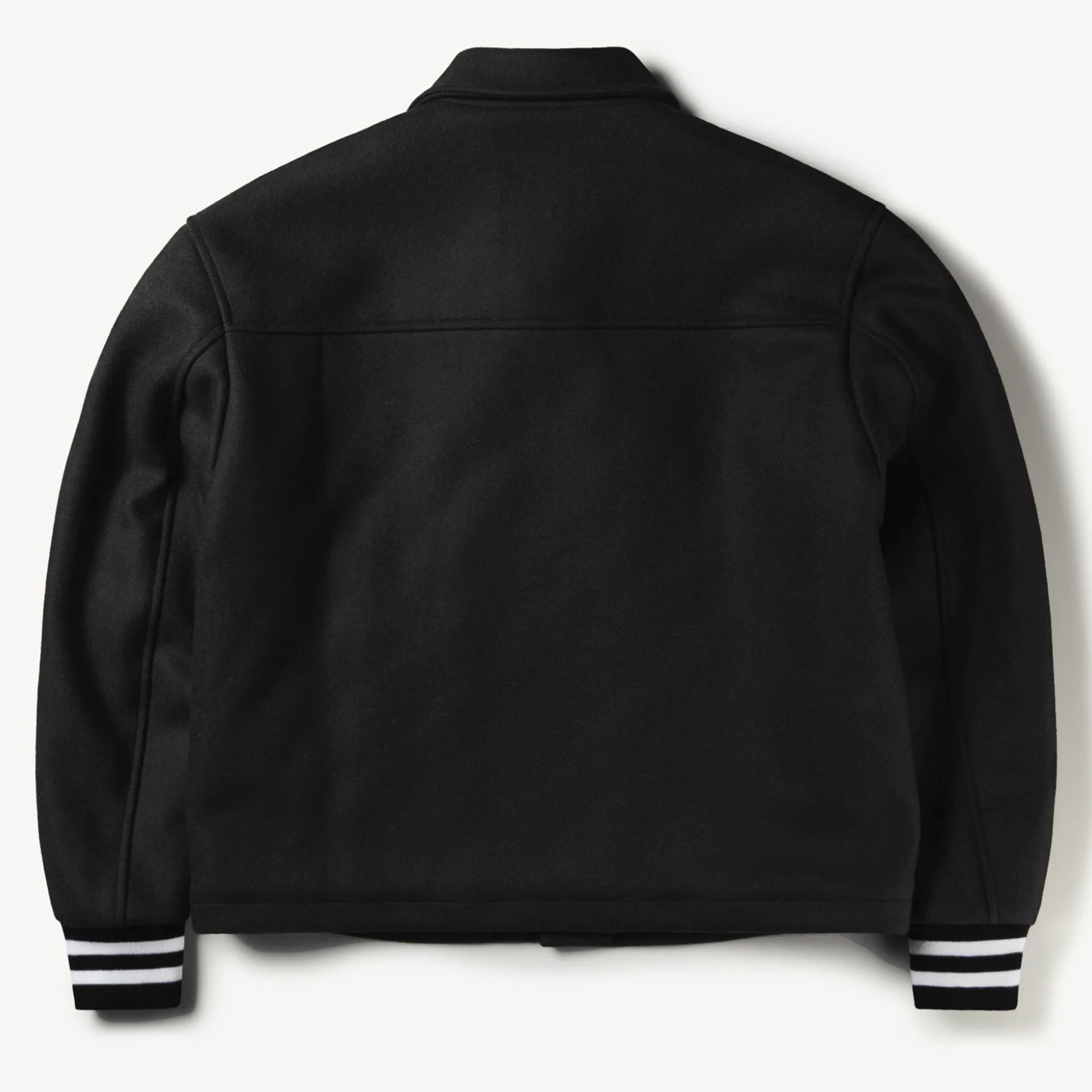 Aries Wool Varsity Jacket (Black) - FUAR70201-BLK - Consortium