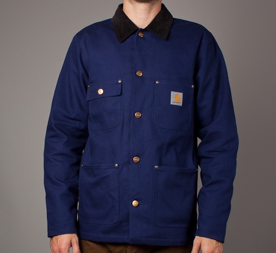 Carhartt Chore Coat (Labor Blue Rigid) - Consortium.