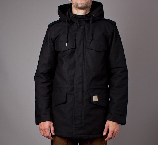 Carhartt | Hickman (Black) buy Carhartt coats at Consortium.