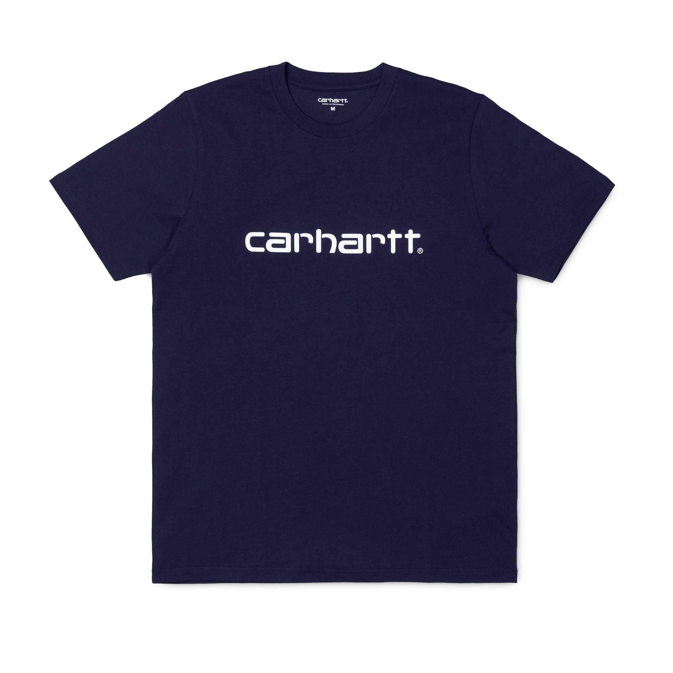 Carhartt Script T-Shirt (Dark Navy/White) - Consortium