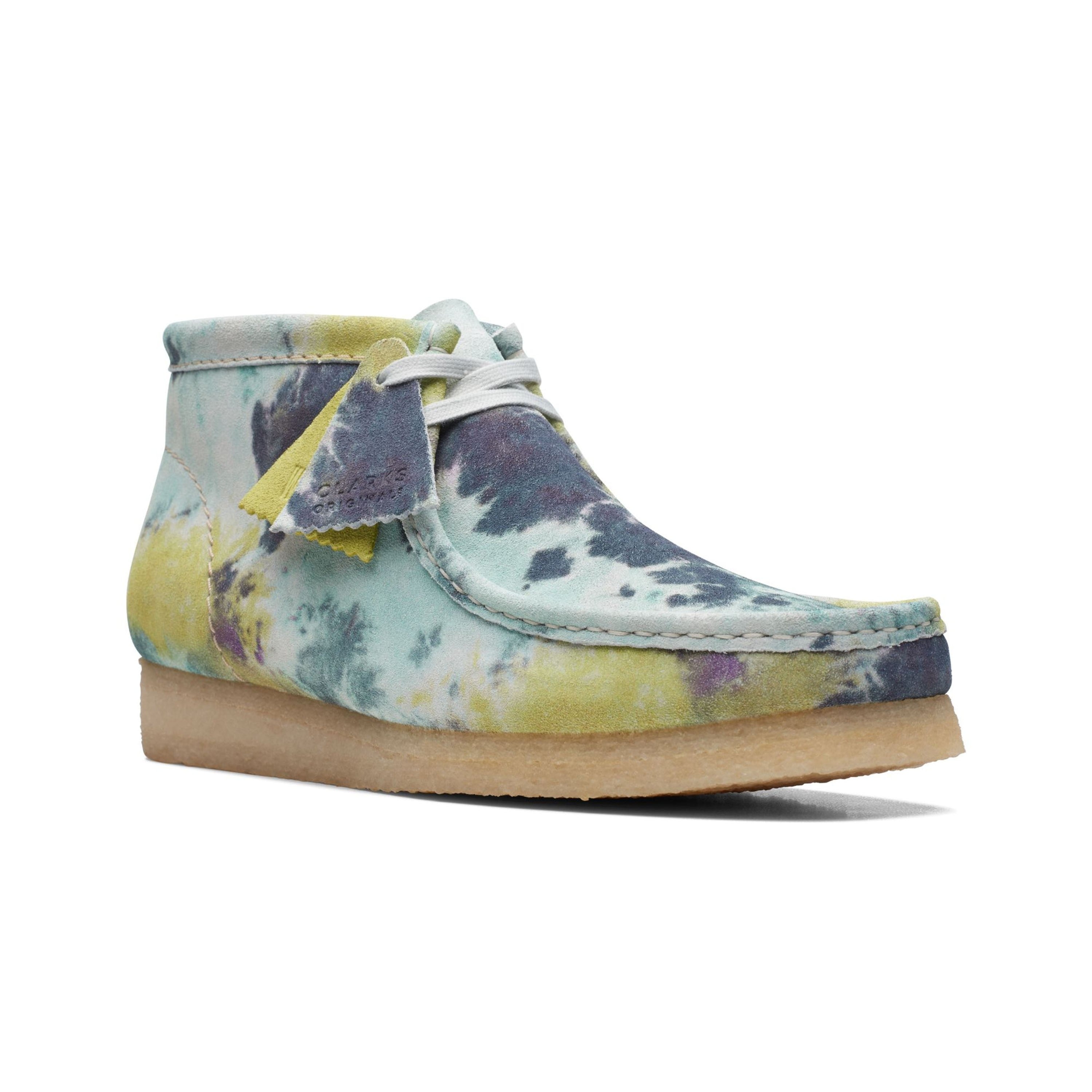 Clarks Originals Wallabee Boot (Turquoise Tie Dye) 26169726 Consortium