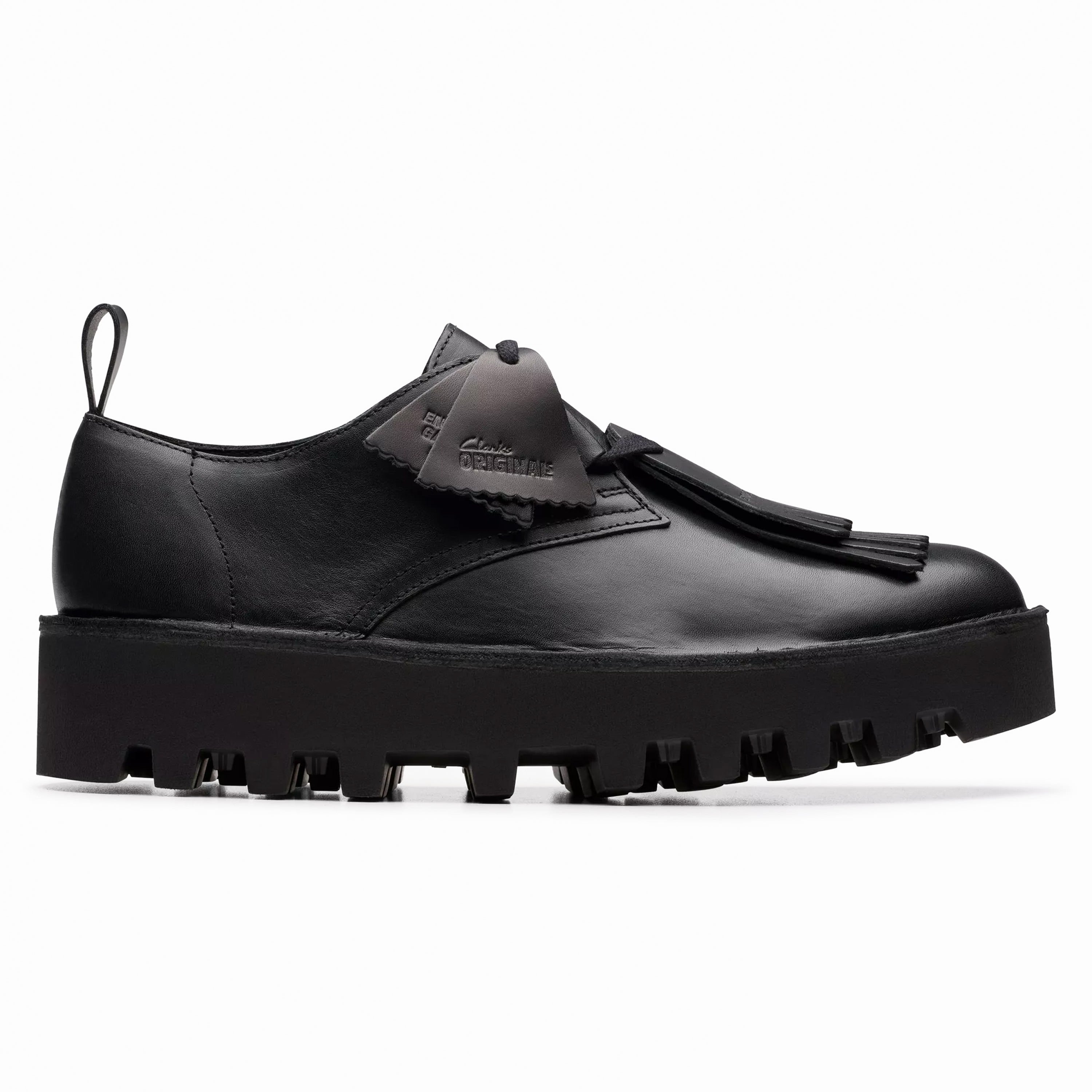 Clarks Originals x Engineered Garments Desert Khan (Black Smooth