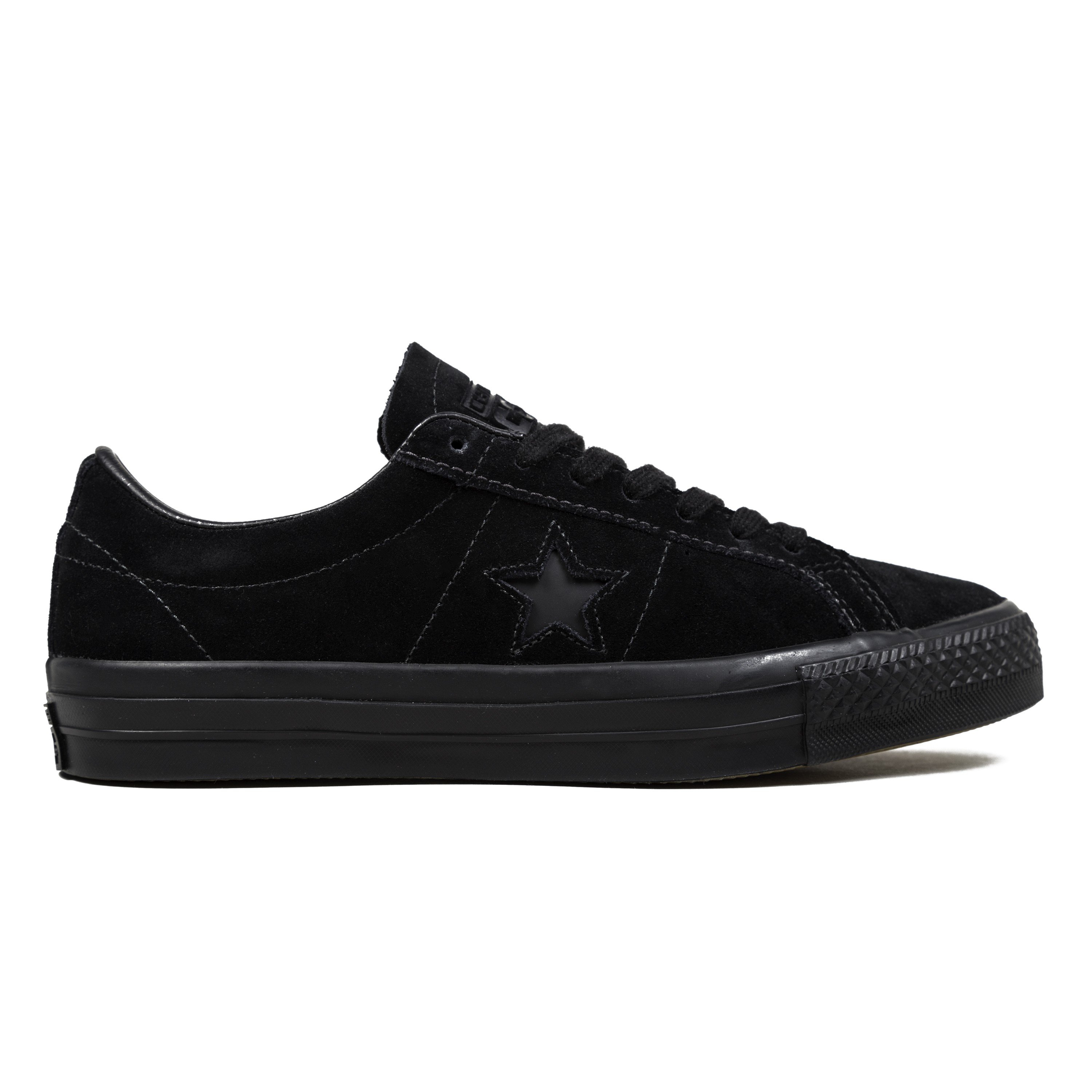 Converse Cons One Star Pro OX (Black/Black/Black) - Consortium.