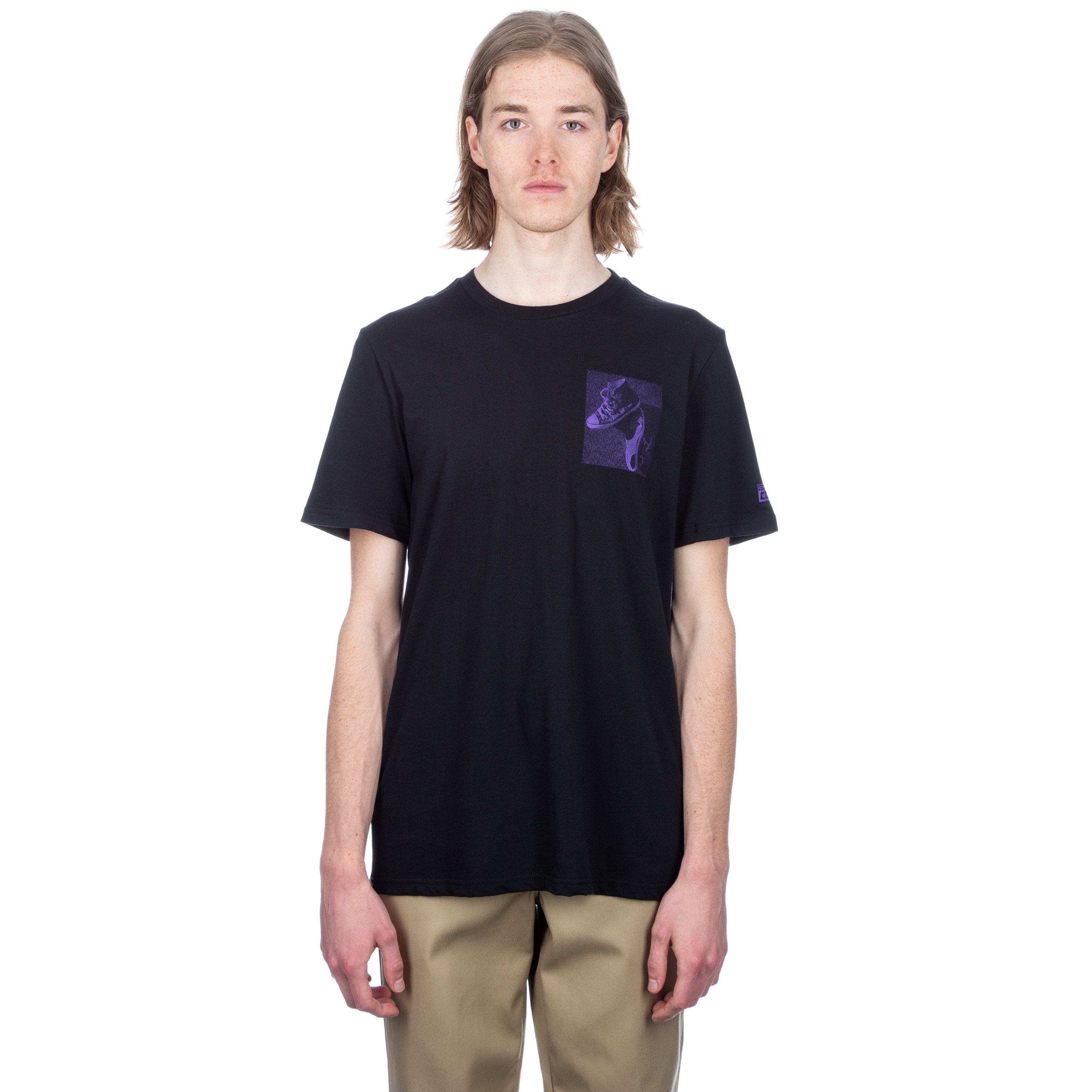 Converse Cons 'Purple' T-Shirt (Black) - Consortium