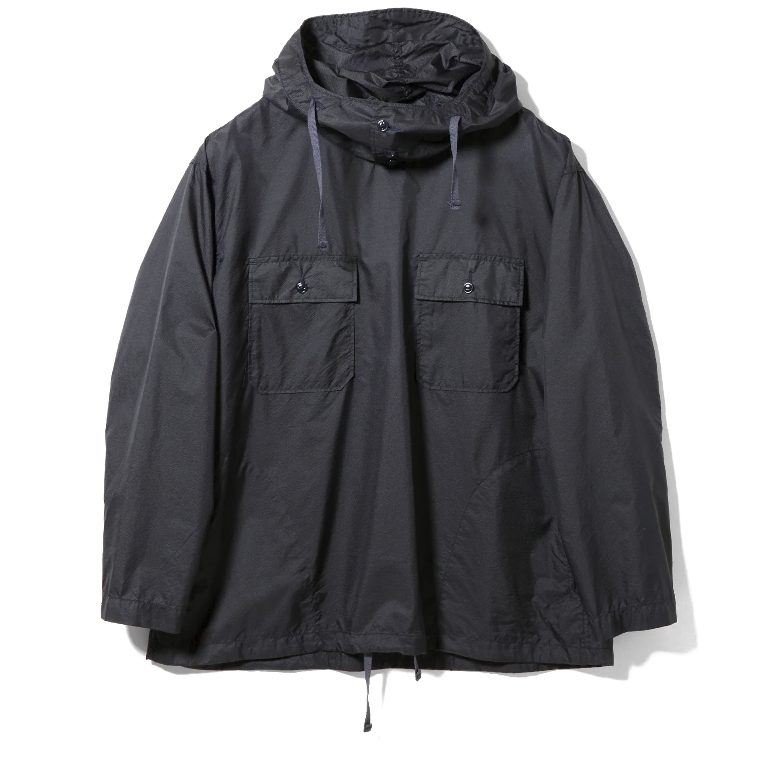 Engineered Garments Cagoule Shirt (Dark Navy Nylon Micro Ripstop