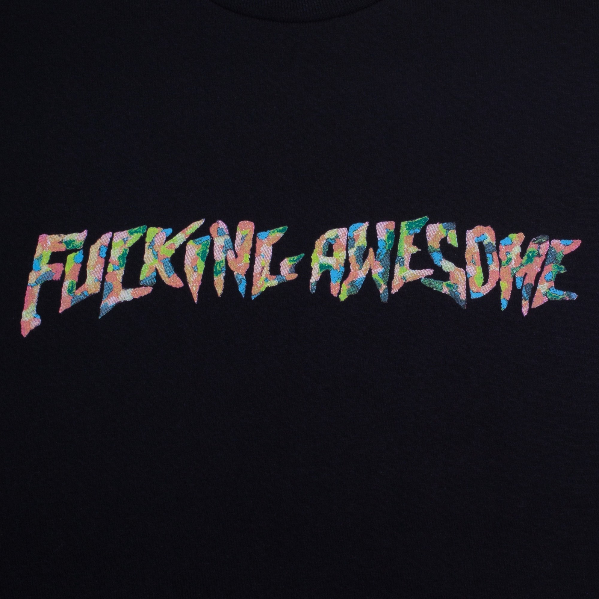 Fucking Awesome Gum Stamp T-Shirt (Black) - FA1285-BLK - Consortium