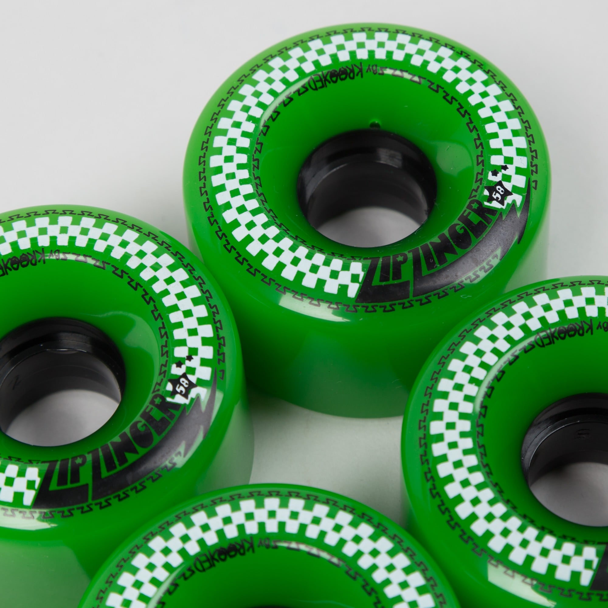 Zip Zinger Skateboard Wheels 58mm (Green) Consortium.
