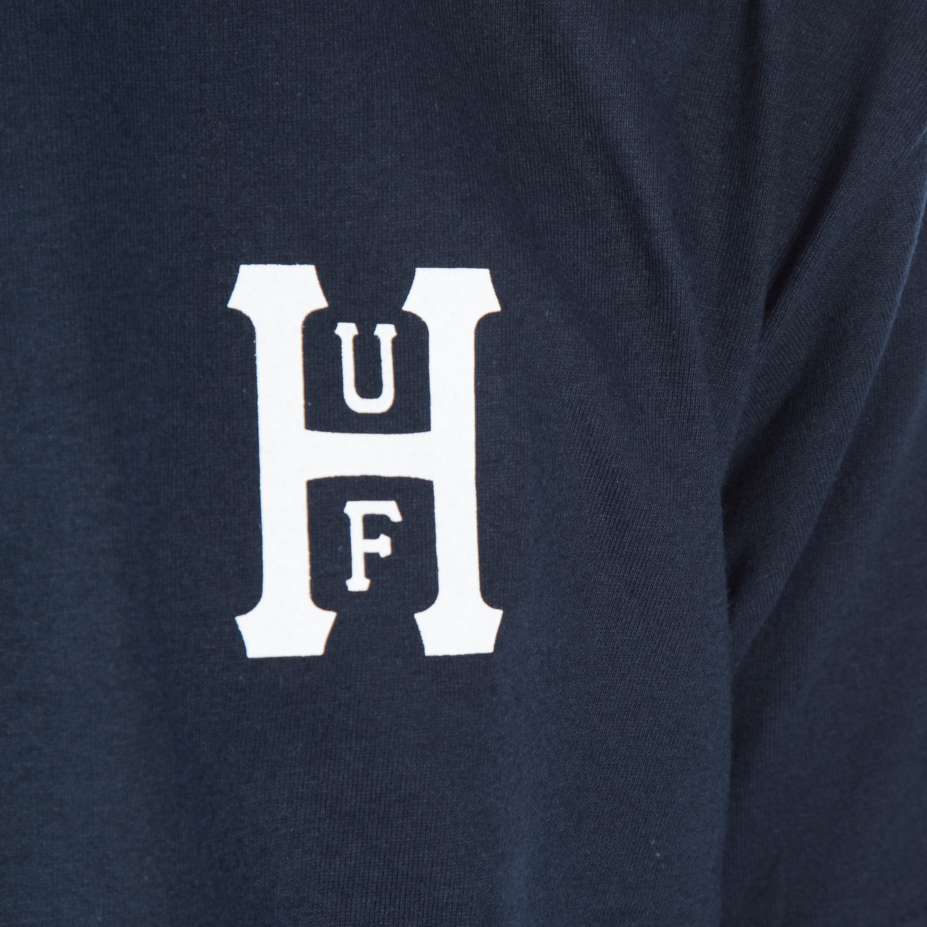 HUF Classic H Worldwide T-Shirt (Navy) - Consortium.