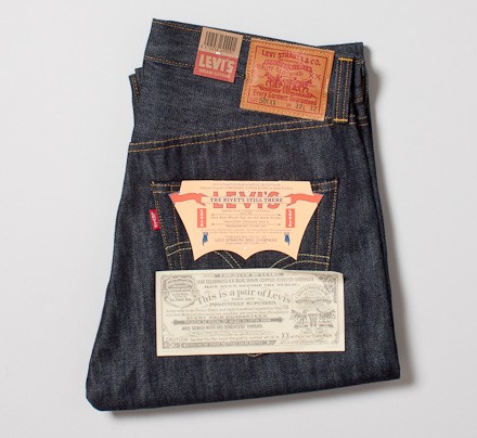 Levi's Vintage Clothing 1947 501XX Red Selvage Denim 12oz (Rigid ...