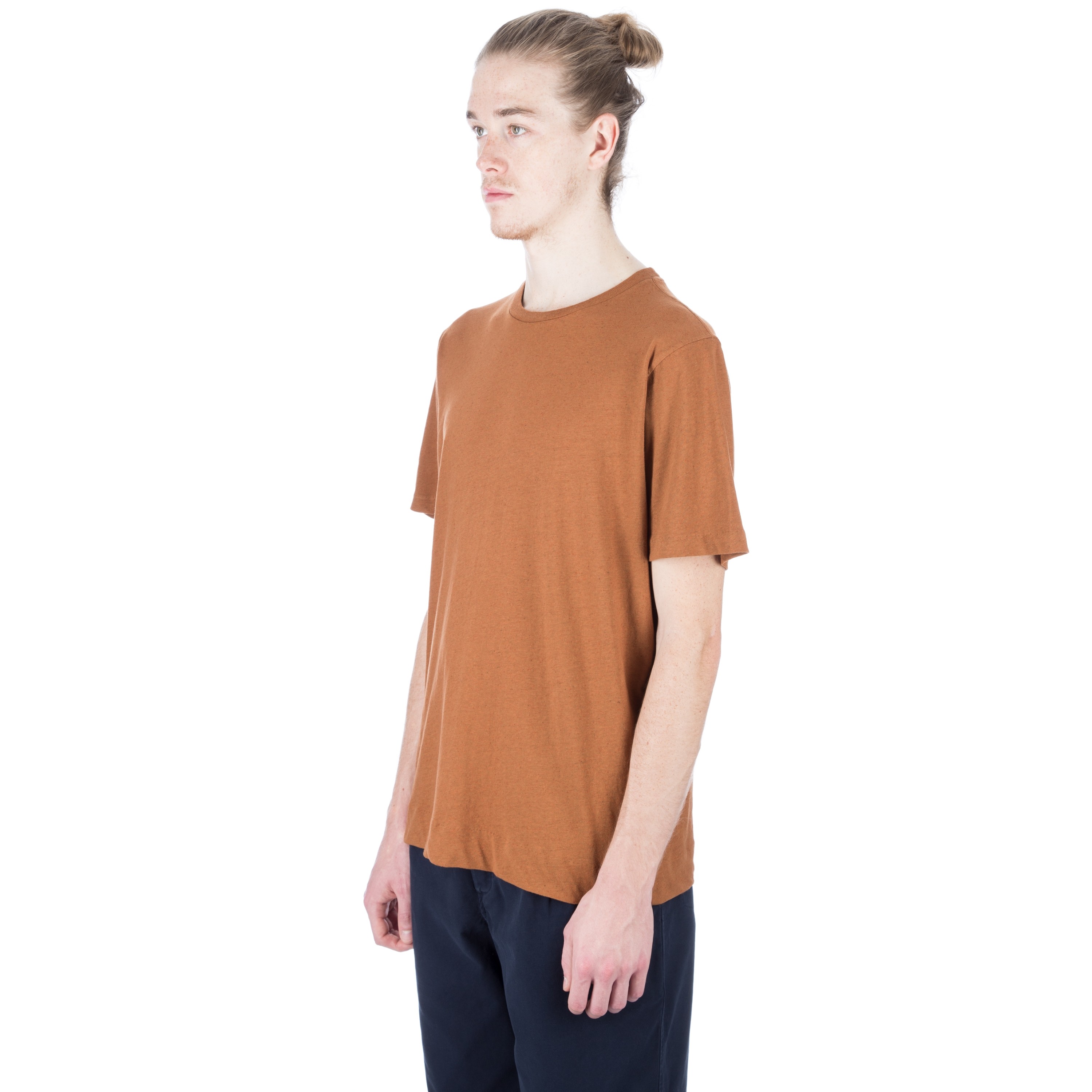 MHL by Margaret Howell Basic T-Shirt (Copper) - Consortium.