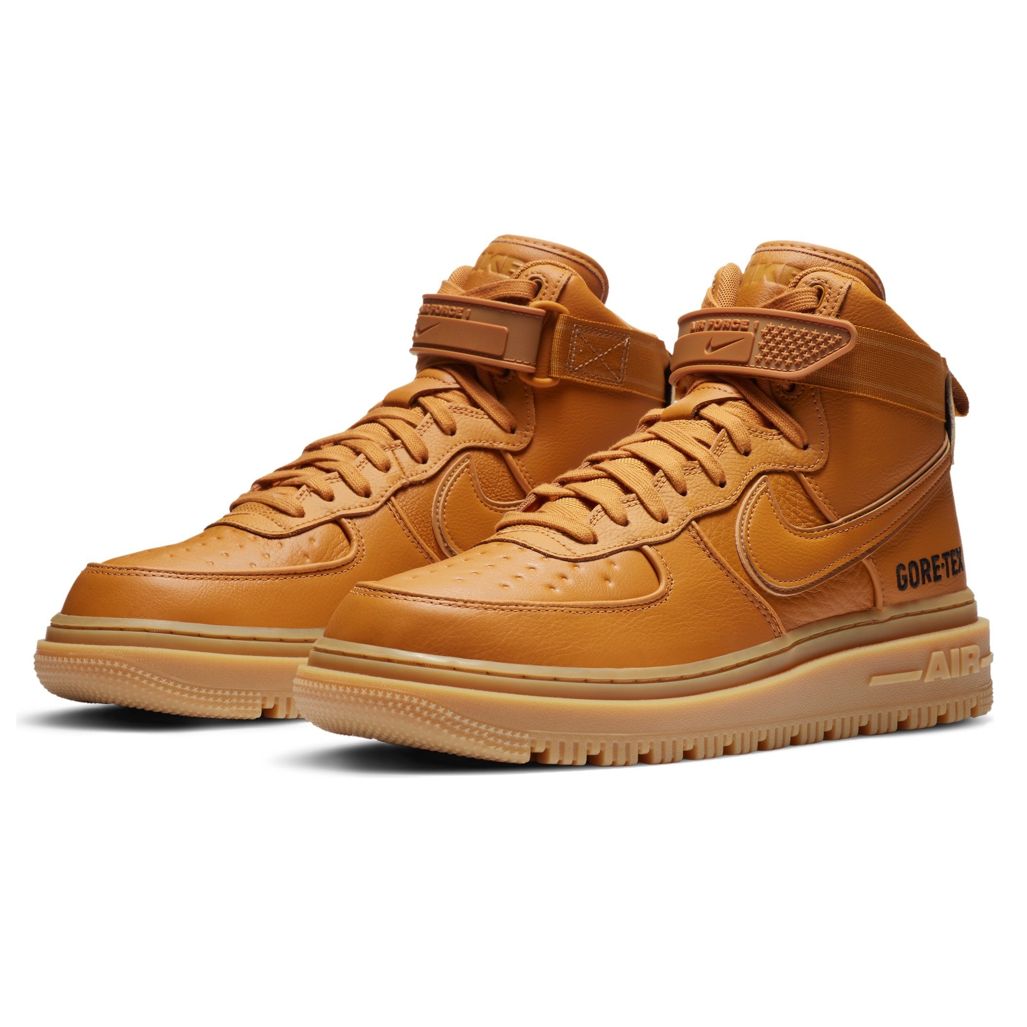 Nike Air Force 1 GORE-TEX Boot (Flax/Flax-Wheat-Gum Medium Brown ...