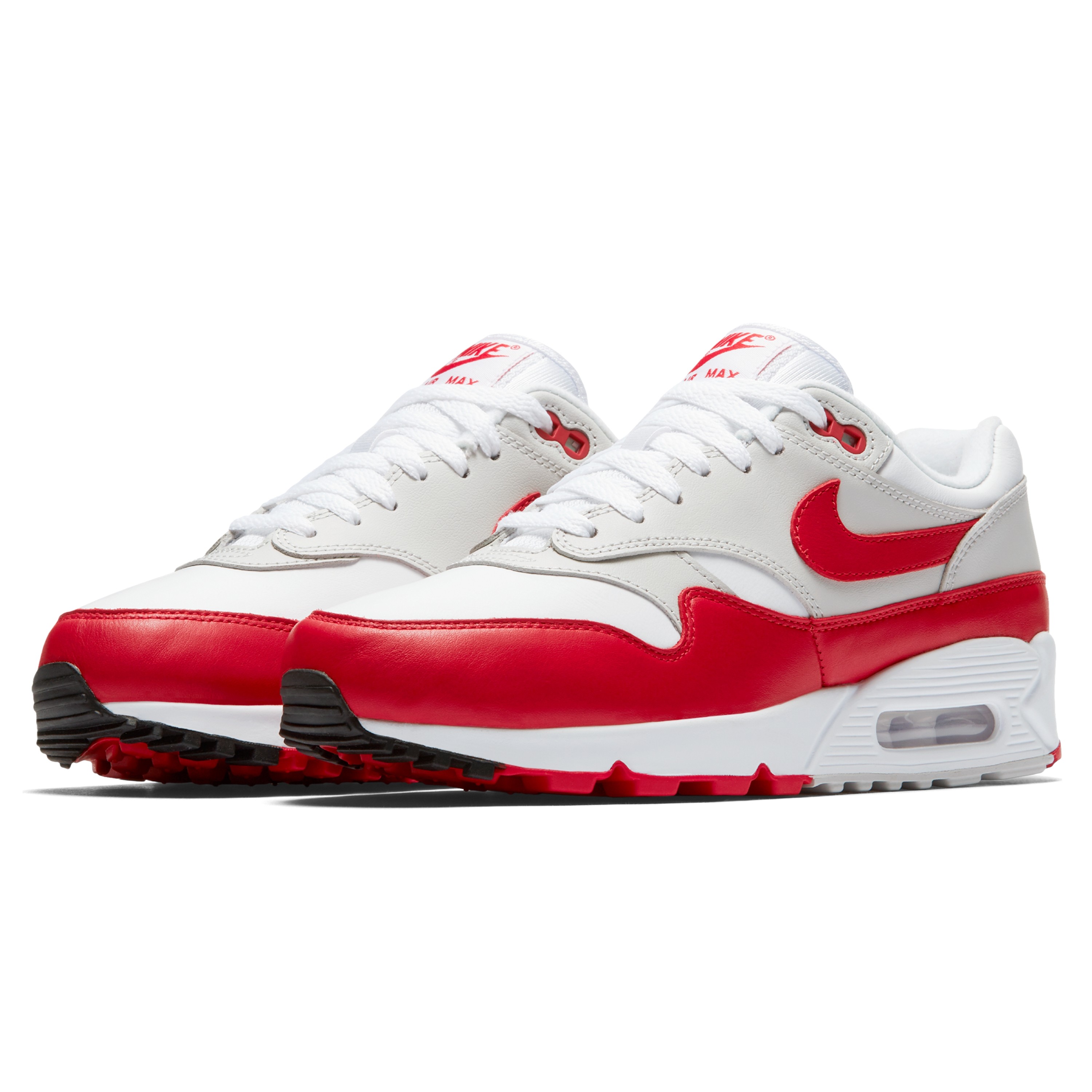 Nike Air Max 90/1 WMNS 'University Red' (White/University Red-Neutral ...