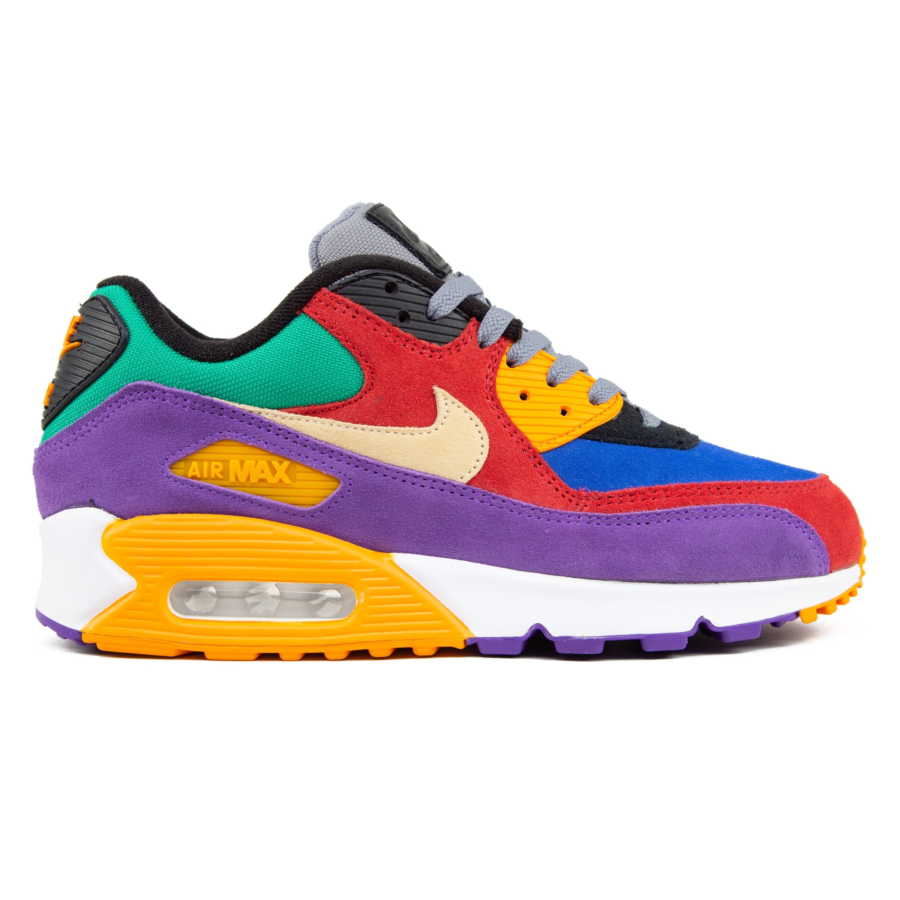 Nike Air MAX 90 Mesh (GS), Zapatillas de Running Hombre, Verde (Medium ...