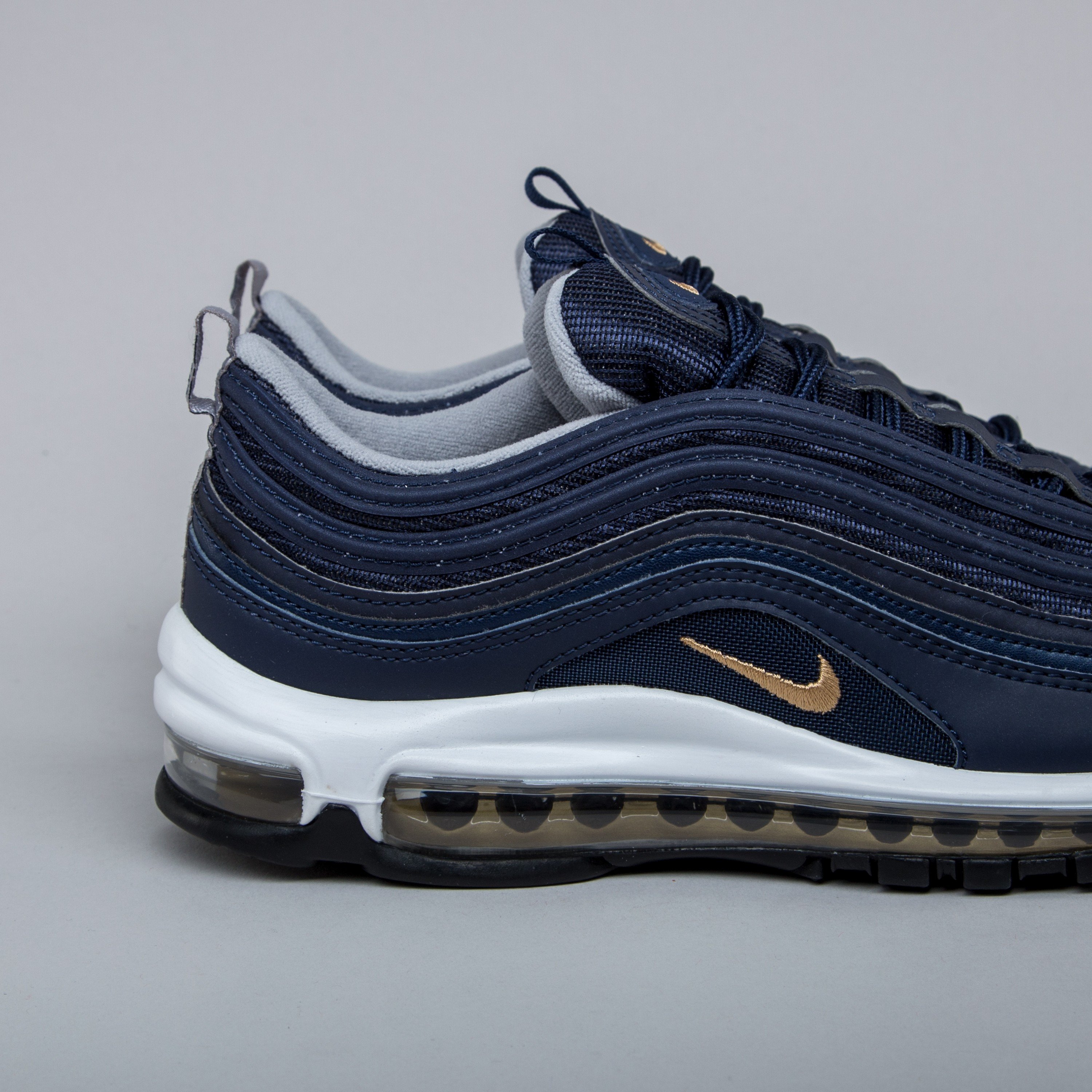 Nike Air Max 97 'Midnight Run' (Midnight Navy/Metallic Gold) - Consortium.