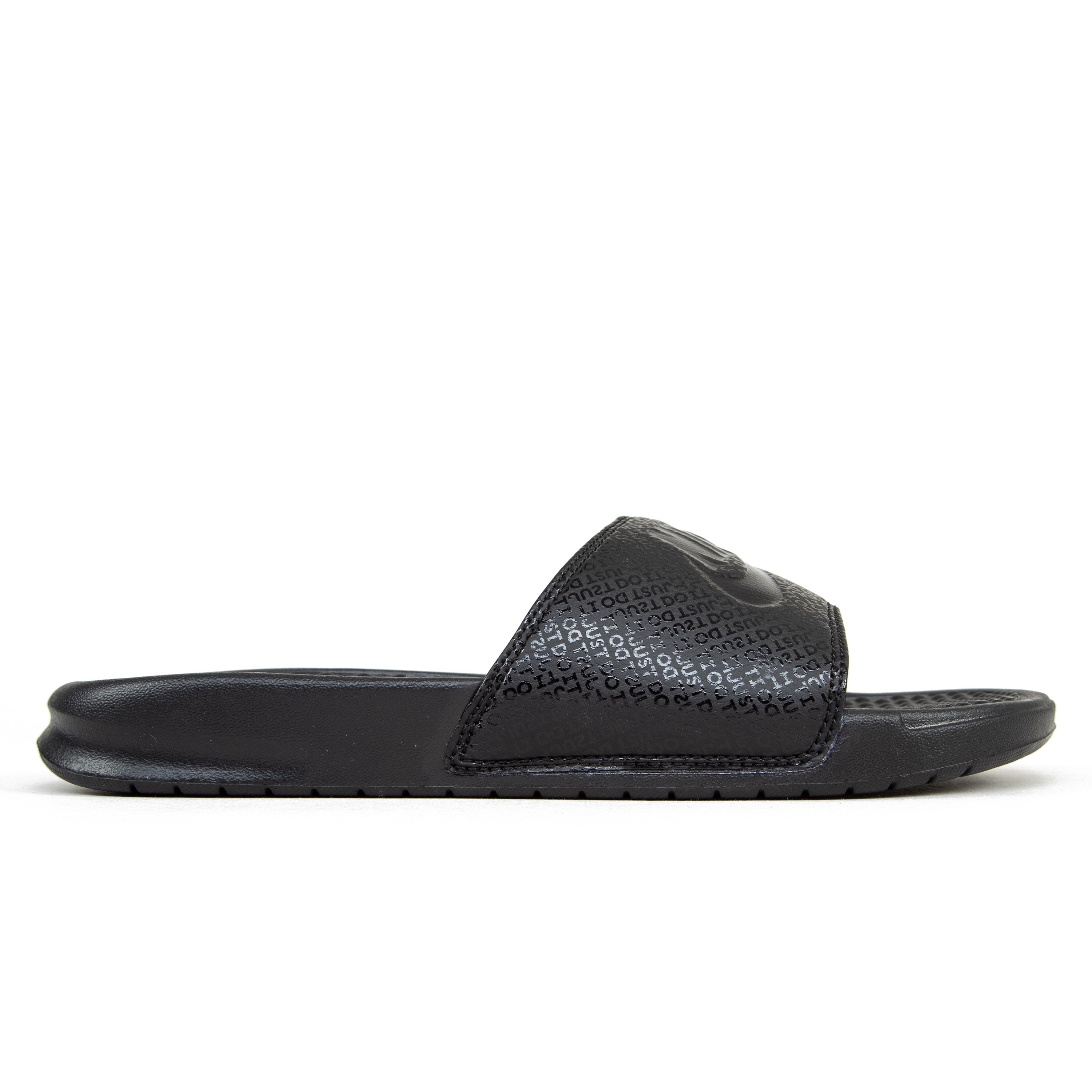 Nike Benassi JDI Slide (Black/Black-Black) - Consortium.