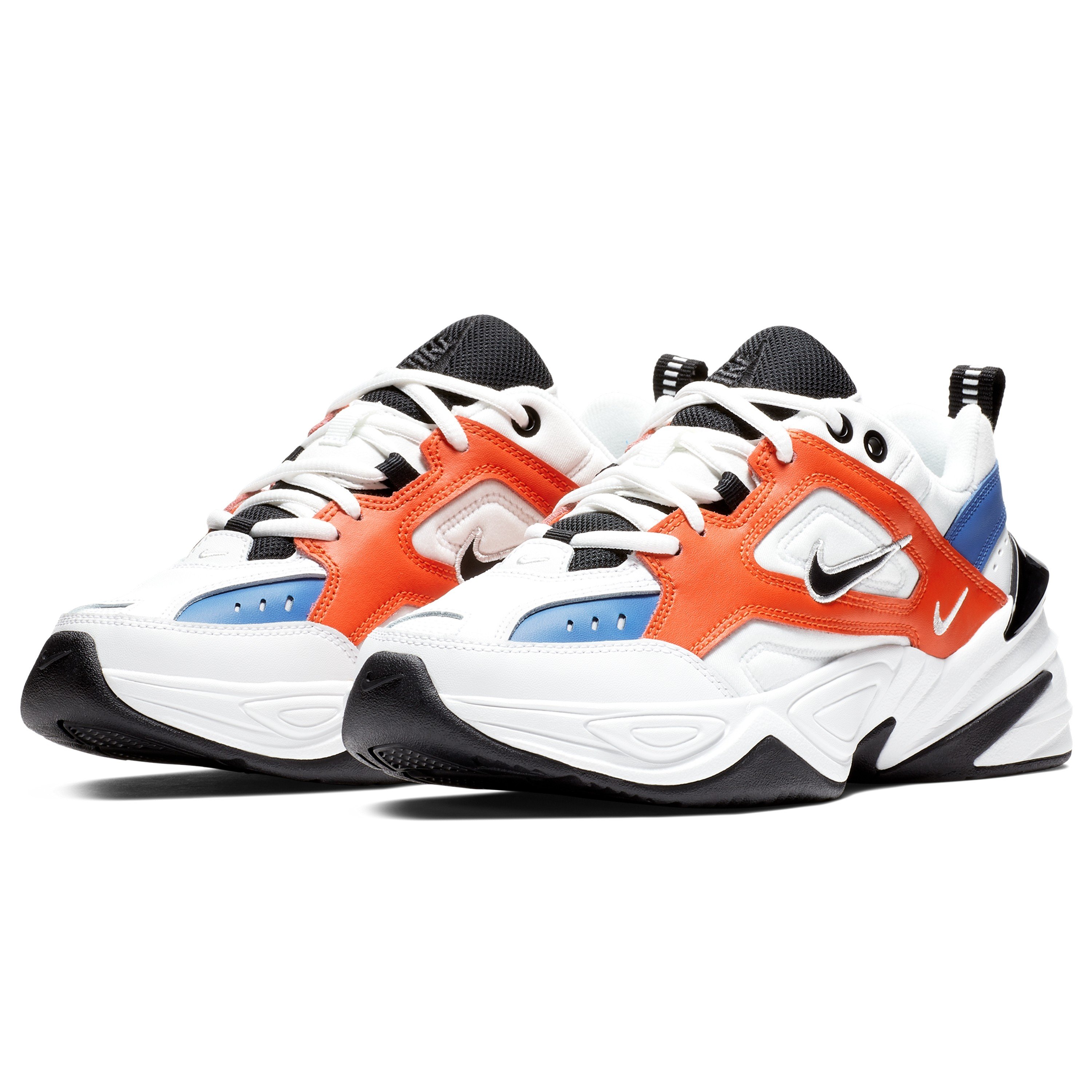 nike m2k tekno orange and white