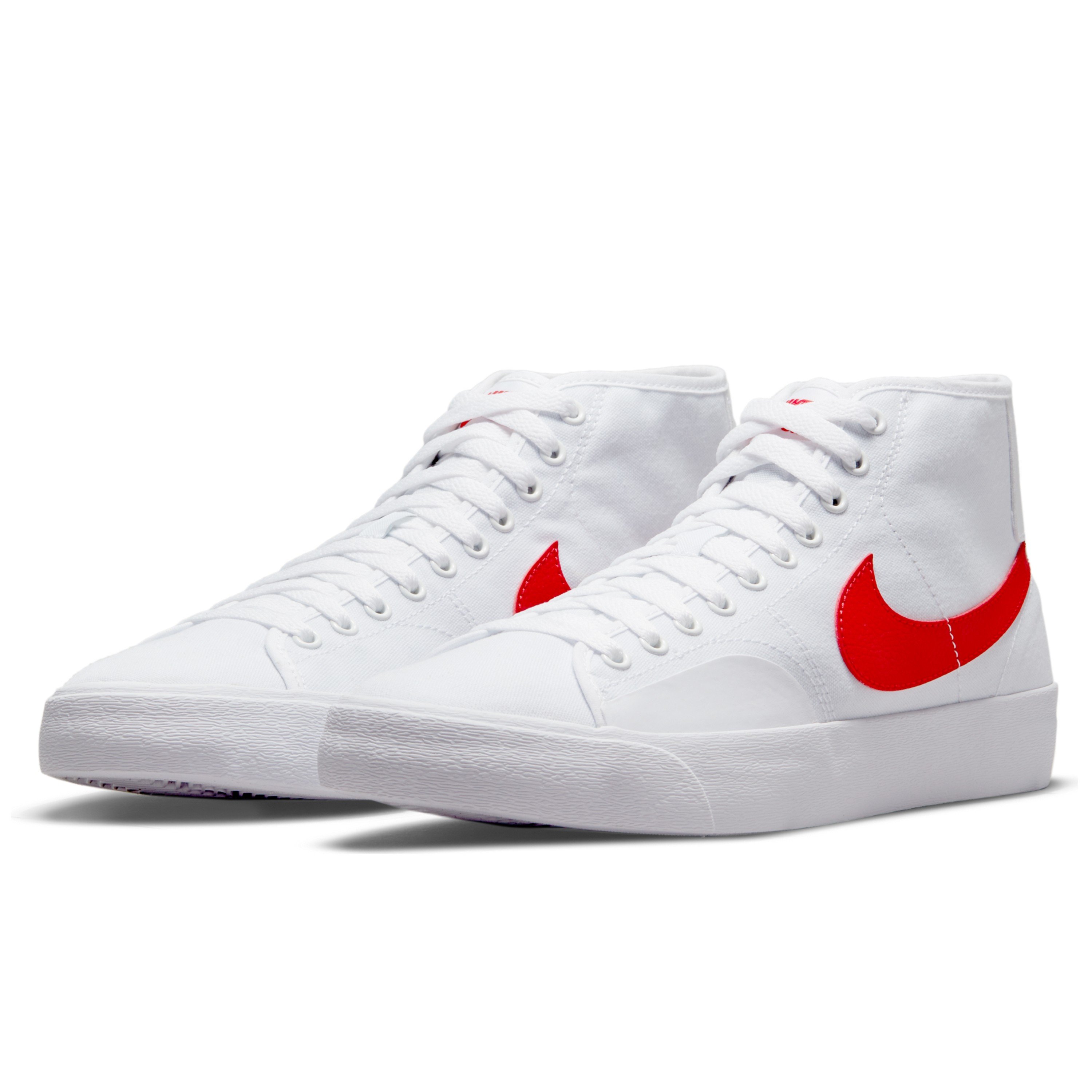 Nike SB BLZR Court Mid (White/University Red-White) - DC8901-101 ...