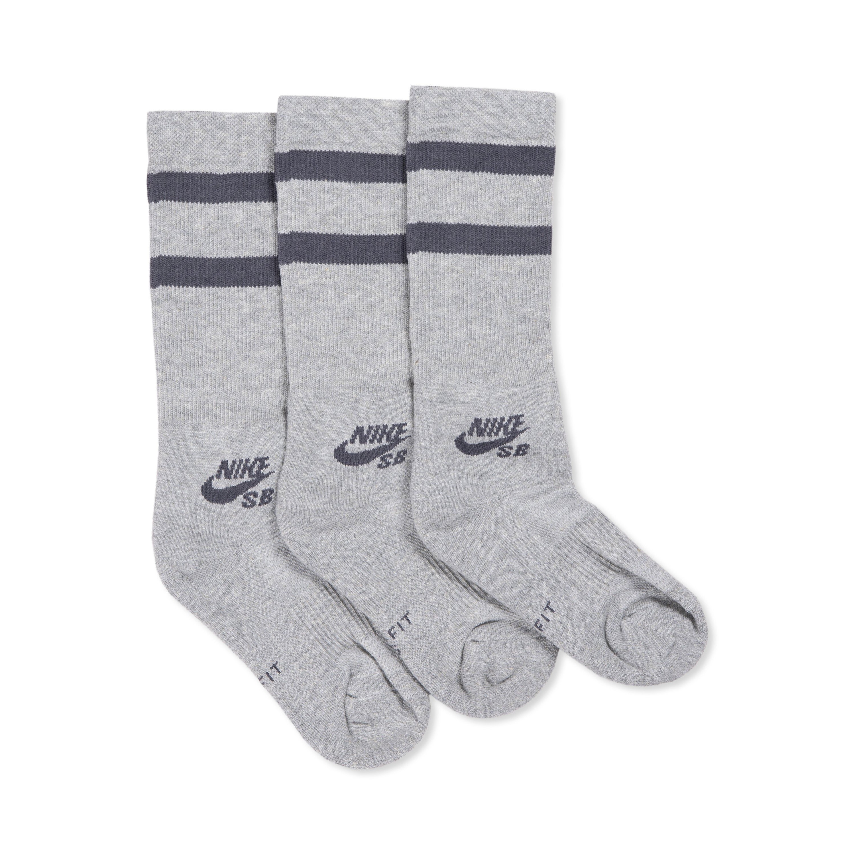 Dark grey nike socks sales