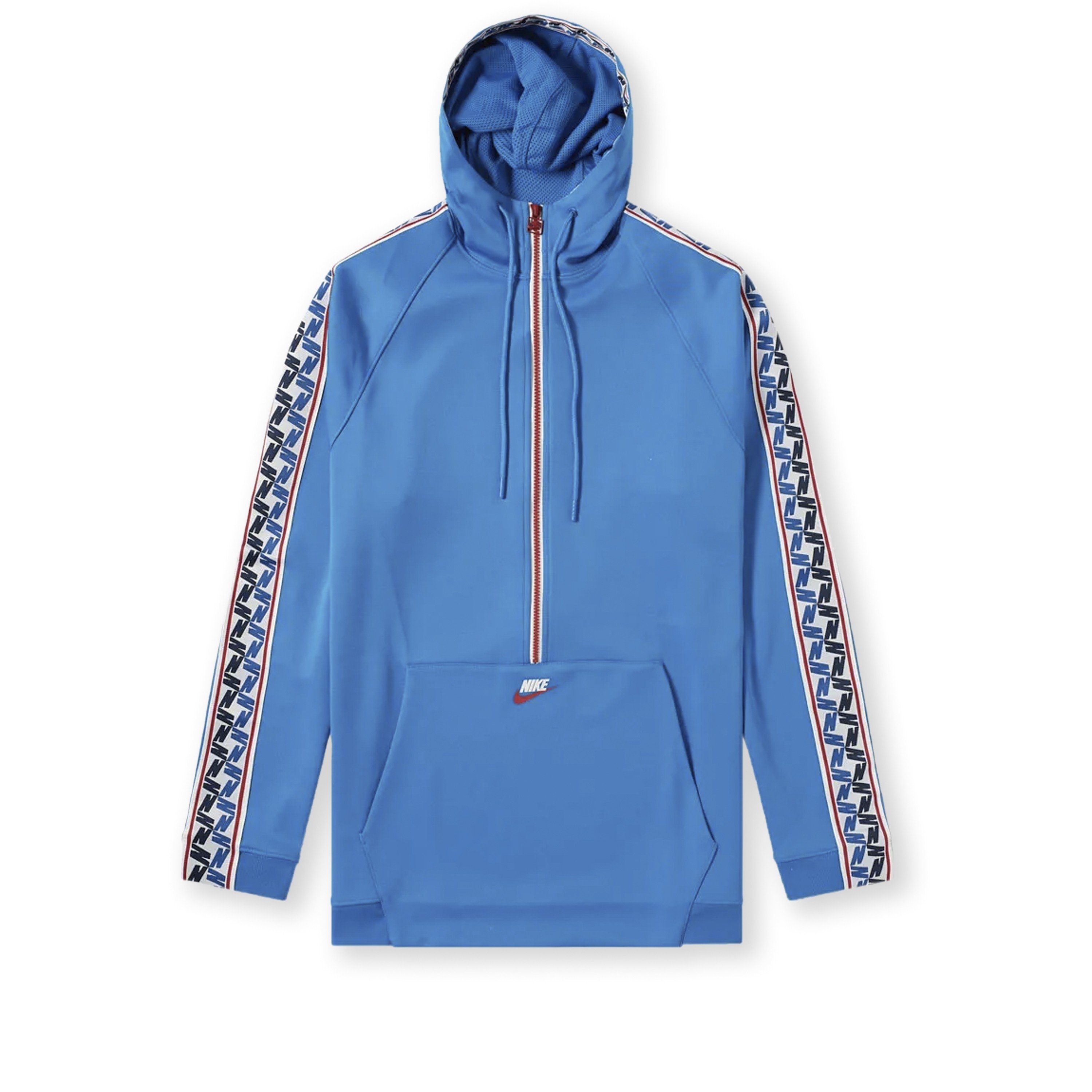 Nike Taped Poly Half Zip Hooded Jacket