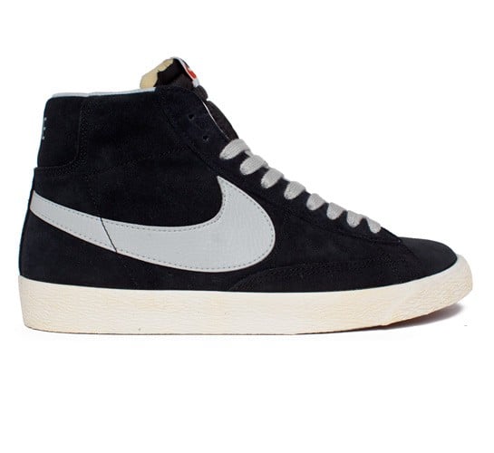 Nike Blazer Mid Premium Vintage Suede (Black/Start Grey-Gum Medium ...