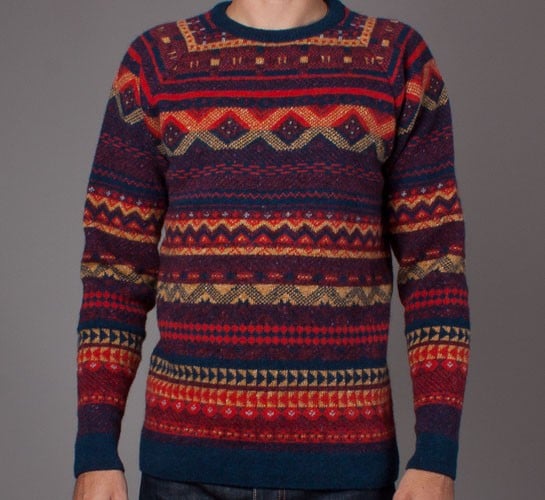 Norse Projects Birnir Fairisle Wool Knitted Sweater Multicolour