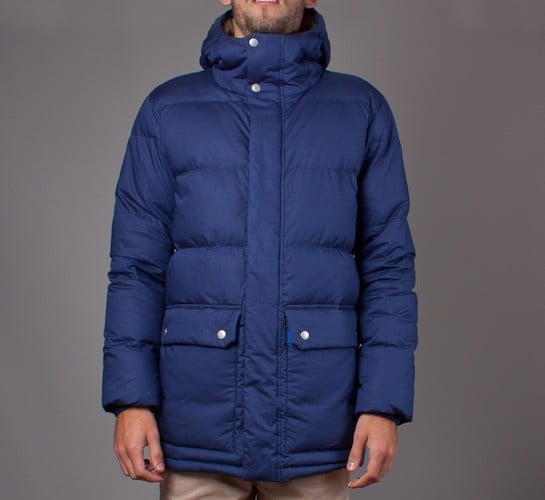 Norse Projects Willum Down Poplin Jacket Blue Depths Consortium