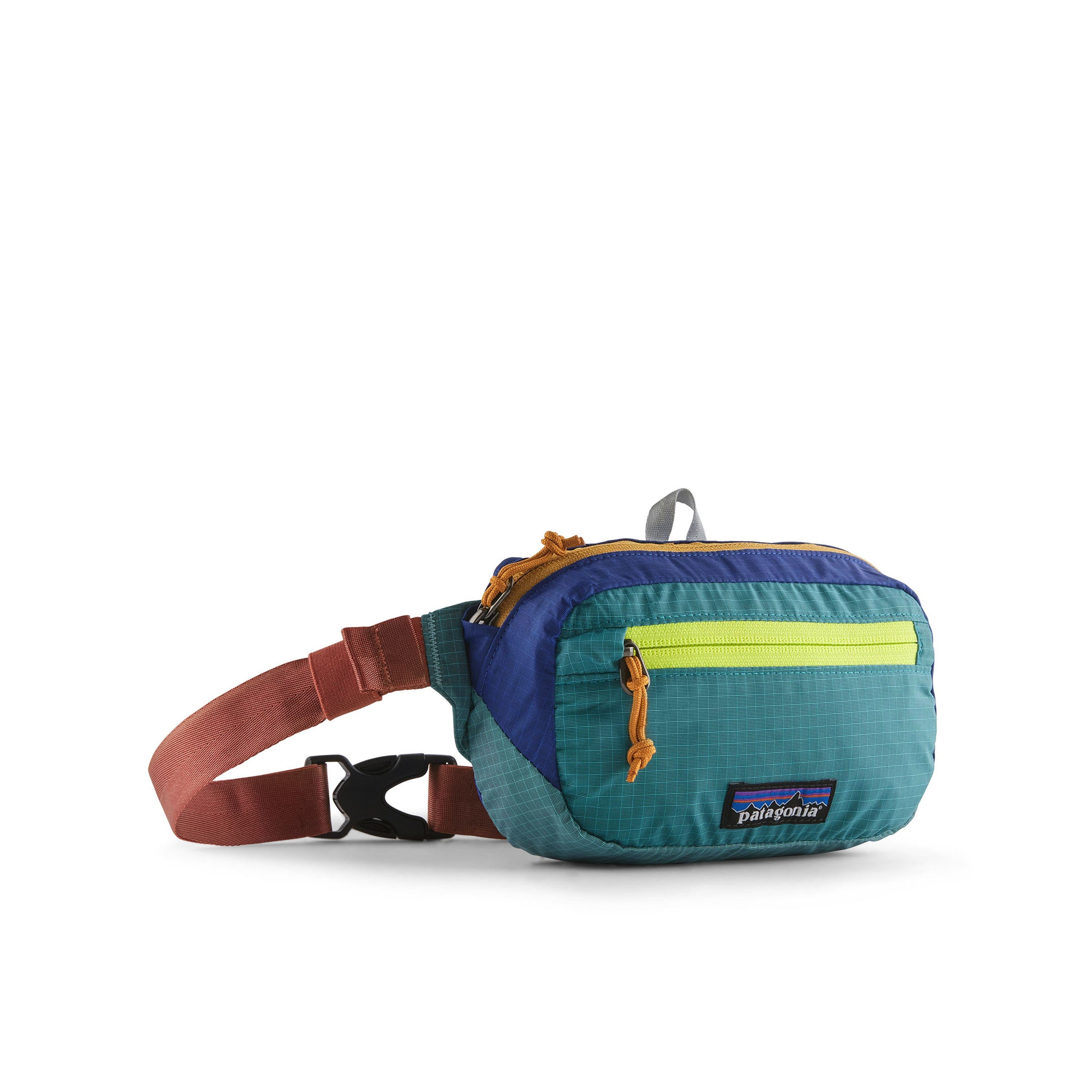 Patagonia Ultralight Black Hole Mini Hip Bum Bag Patchwork Subtidal Blue 49447 PWST Consortium
