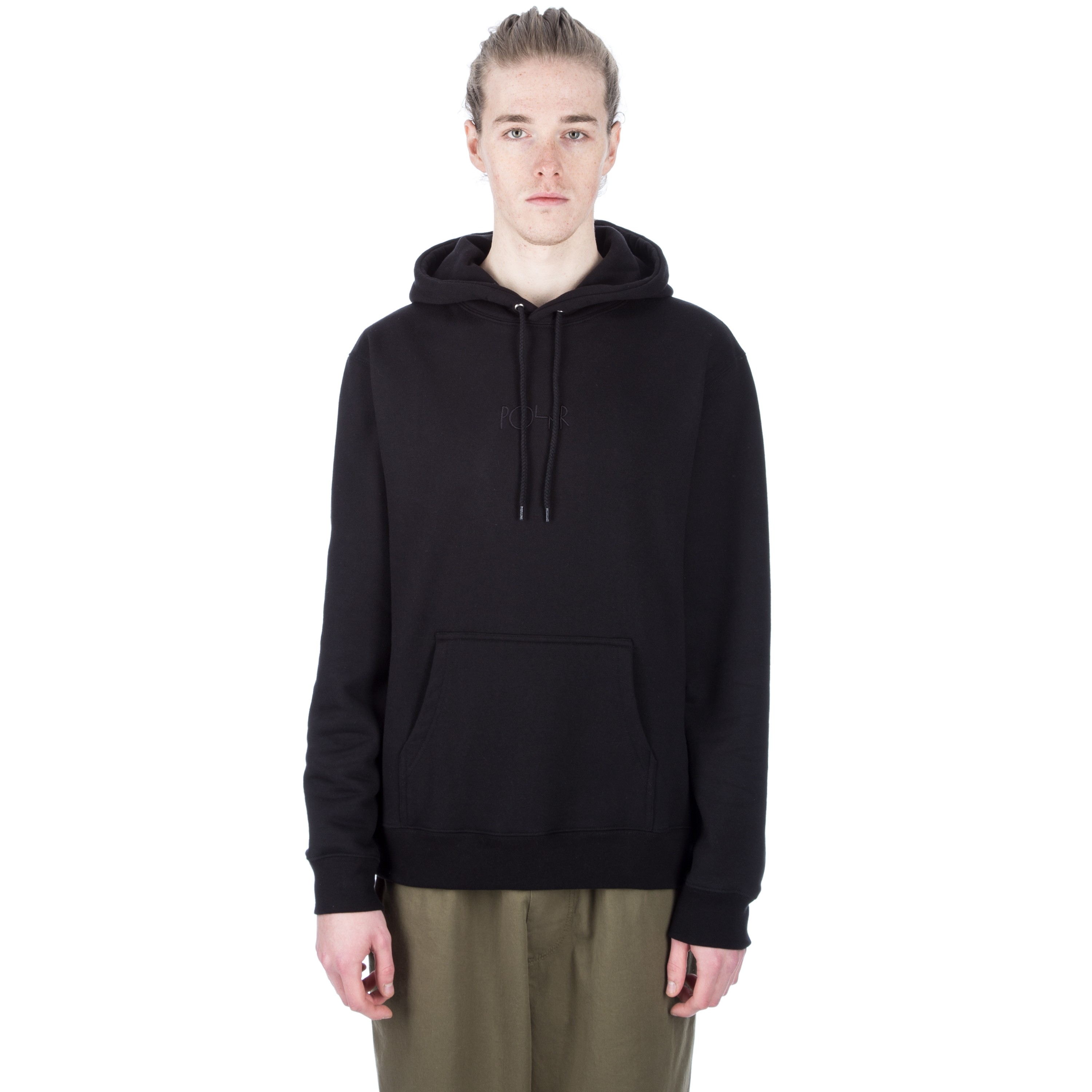 Polar Heavyweight Pullover Hooded Sweatshirt (Black) - Consortium.