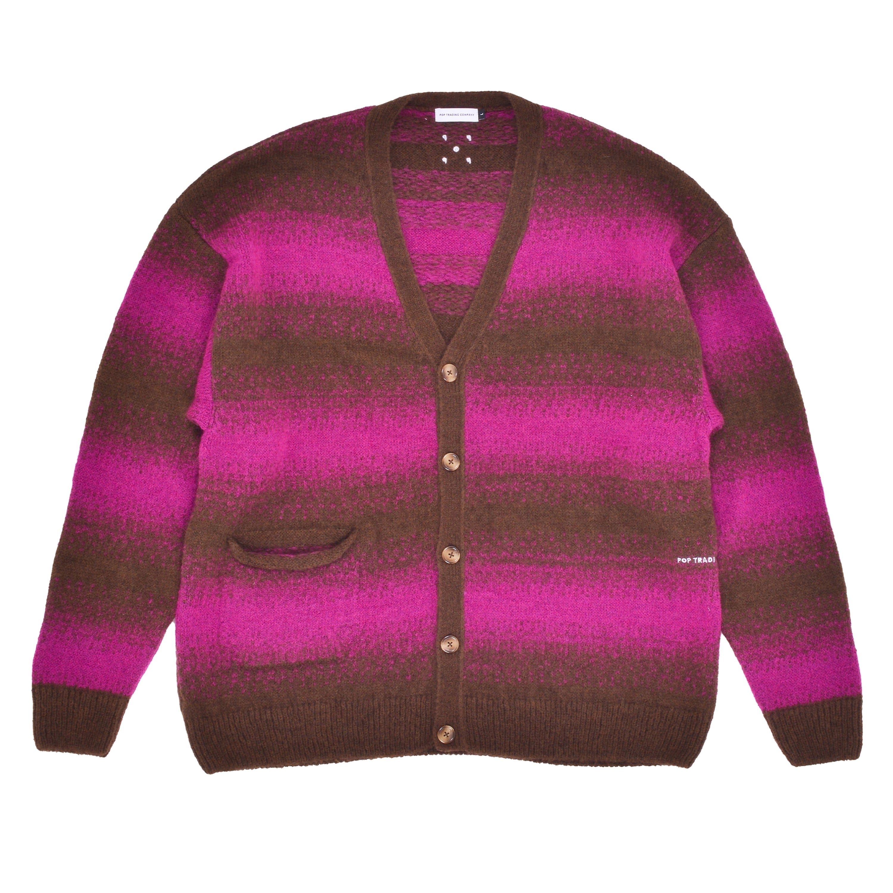 Pop Trading Company Knitted Cardigan (Delicioso/Raspberry