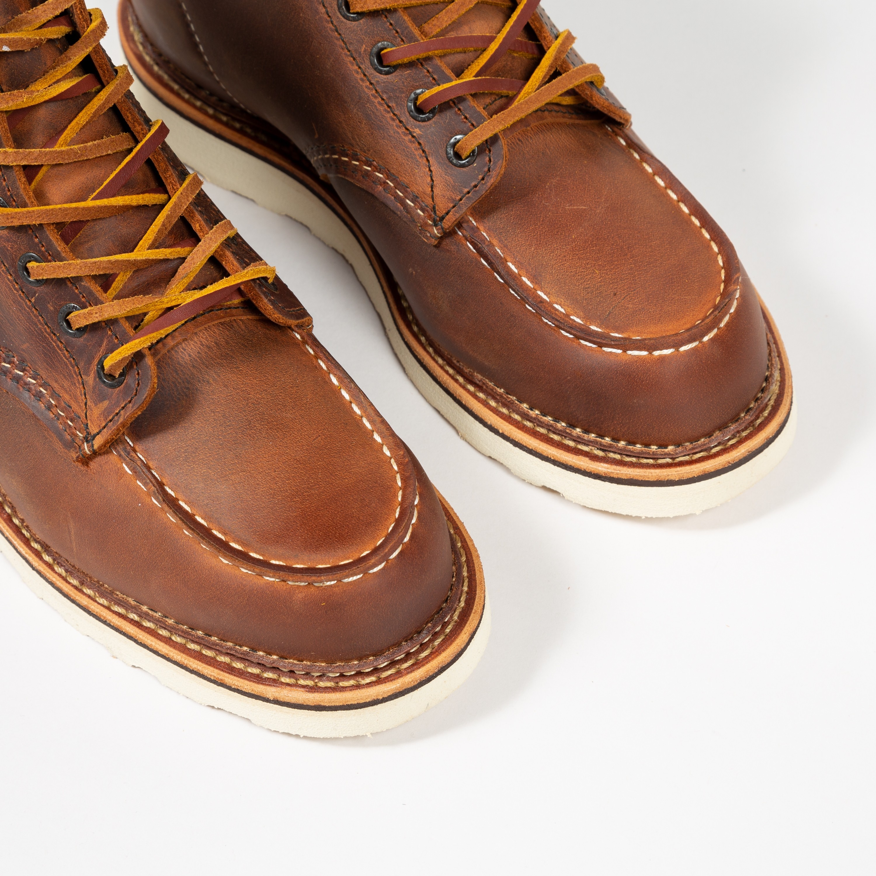 Red Wing 1907 Classic Moc Toe 6” Boots (Copper Rough & Tough Leather ...