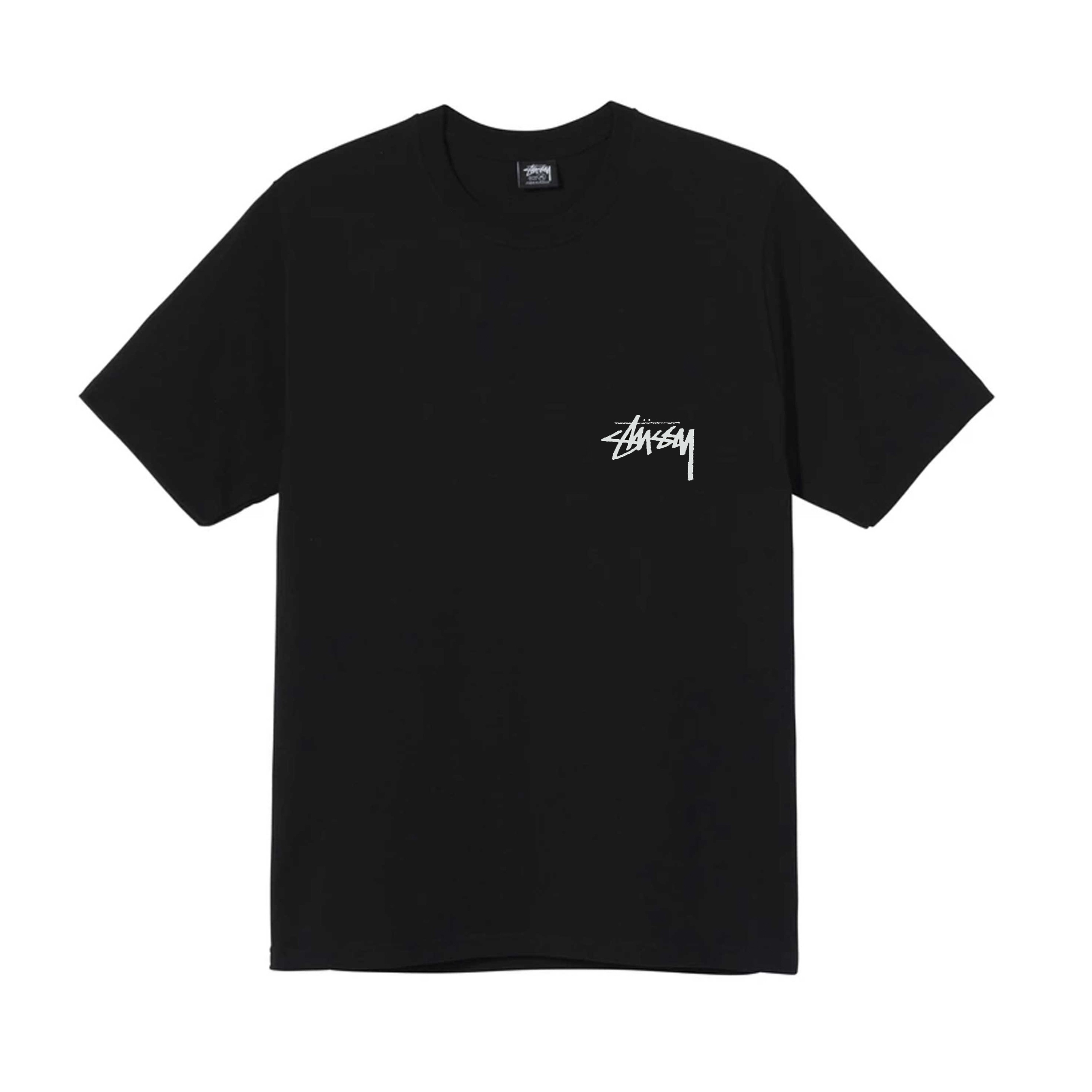 Stussy Fuzzy Dice T-Shirt (Black) - 1904765-BLK - Consortium
