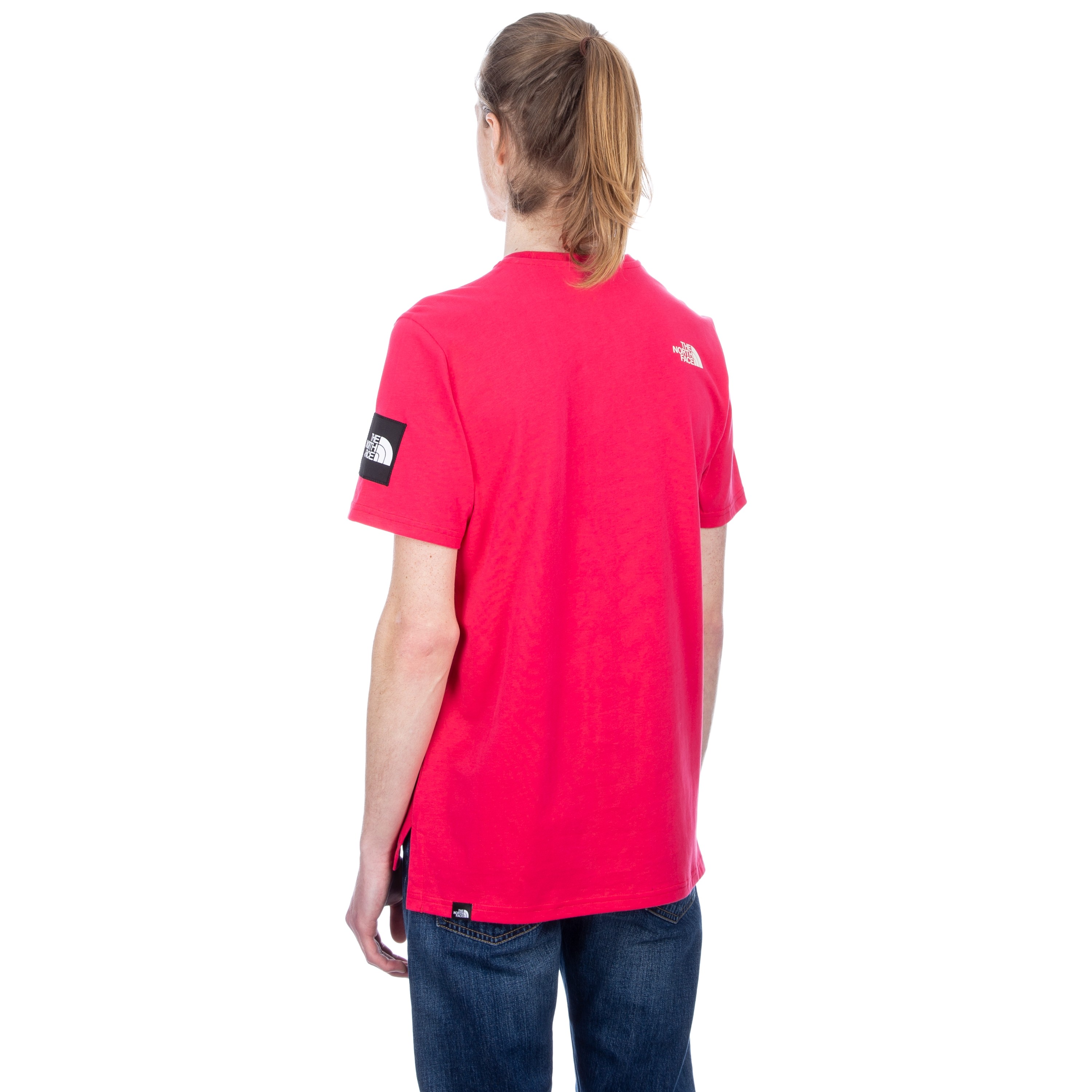 The North Face Fine 2 T-Shirt (Raspberry Red) - Consortium.