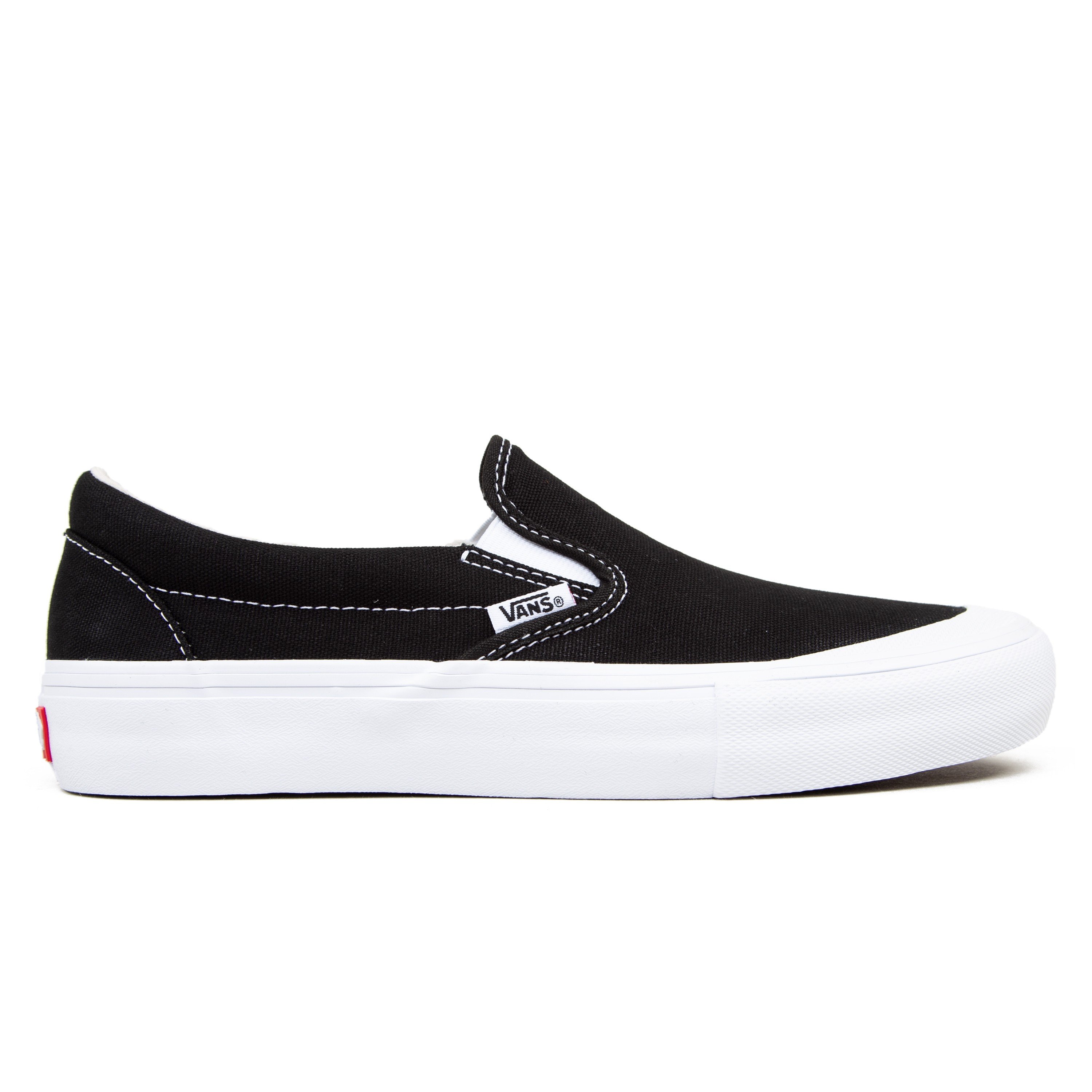 Vans Slip-On Pro Toe-Cap (Black/White) Consortium.