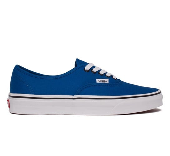 Vans authentic blue black sale