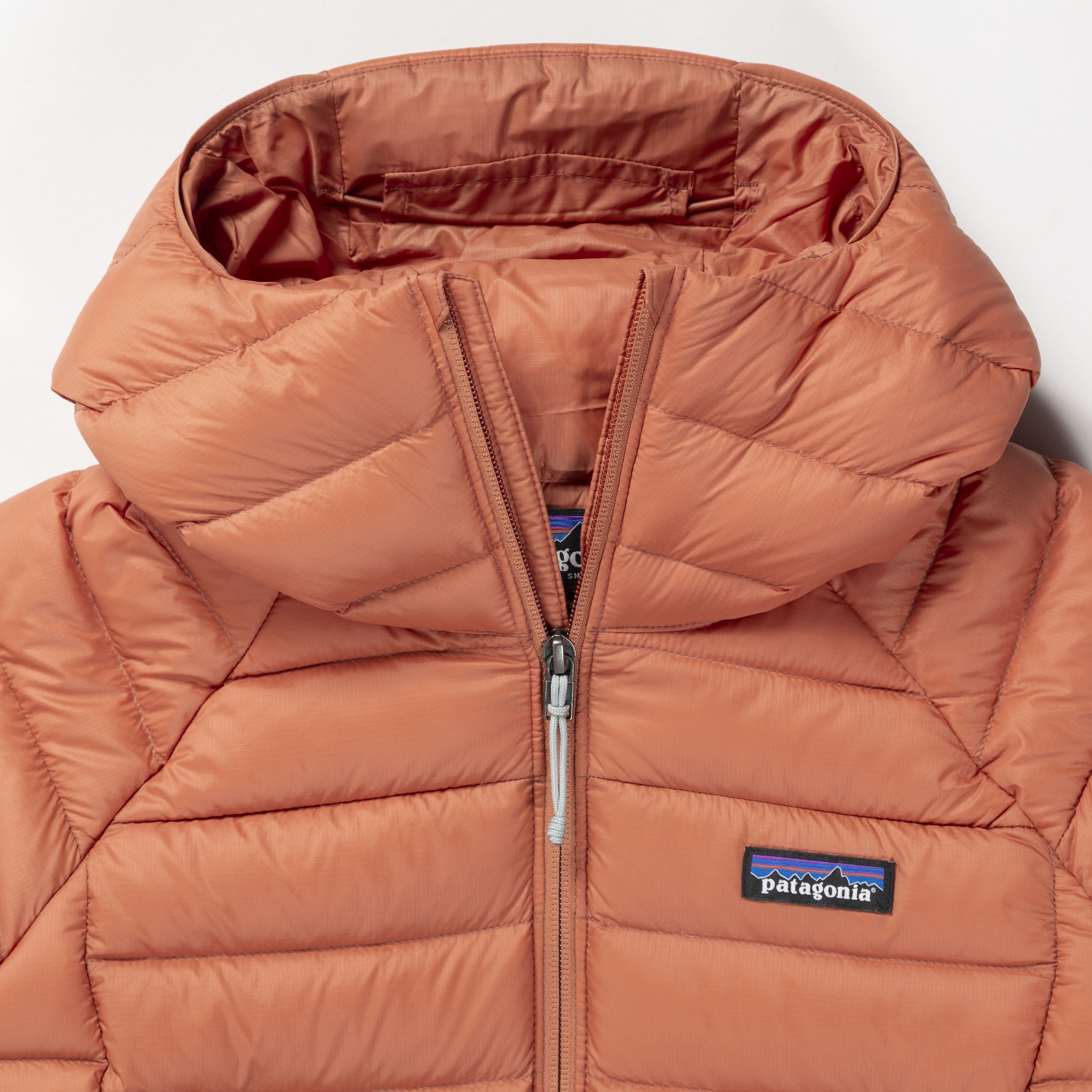 Women's Patagonia Down Sweater Hooded Jacket (Burl Red) 84712BURD