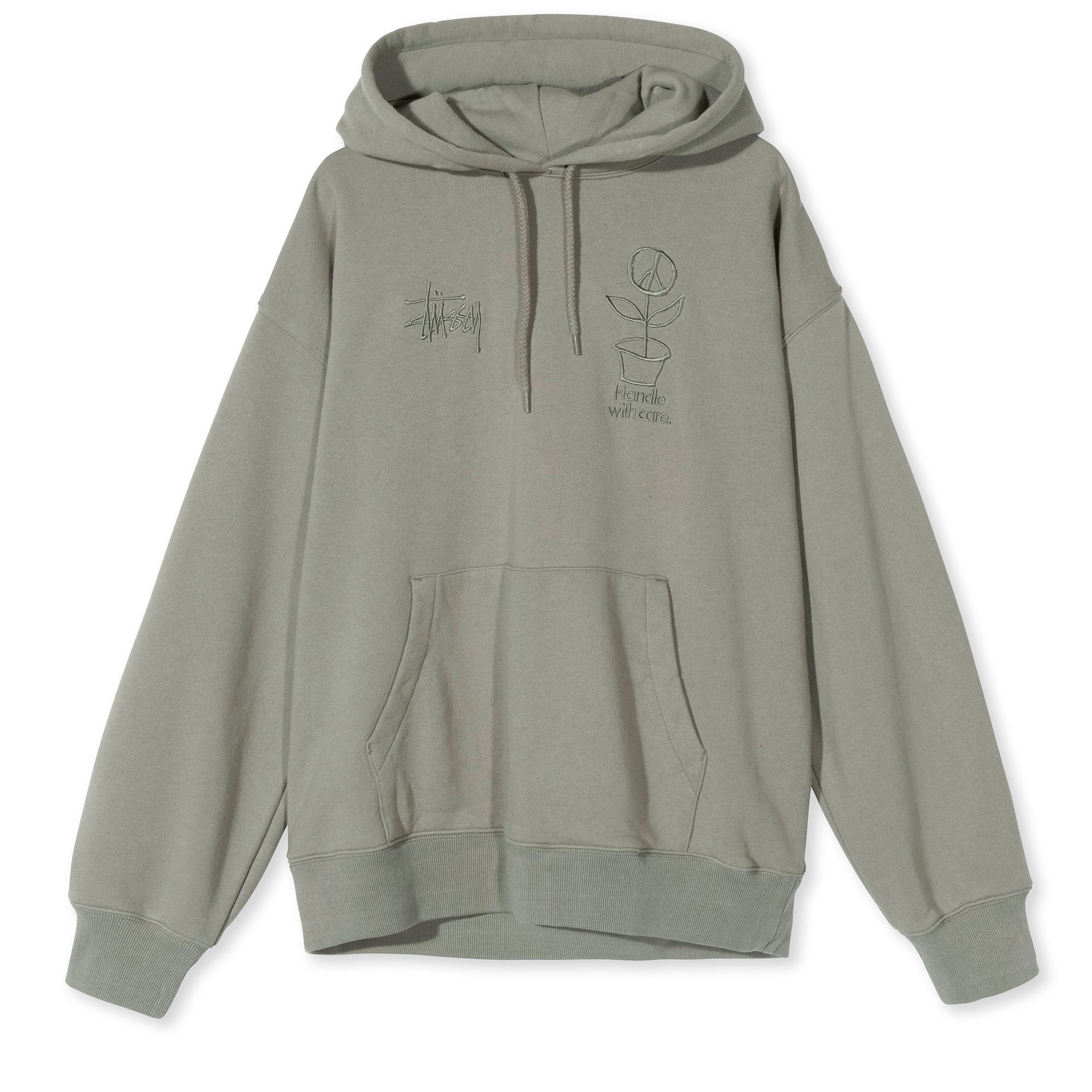 Stussy grey hoodie womens outlet