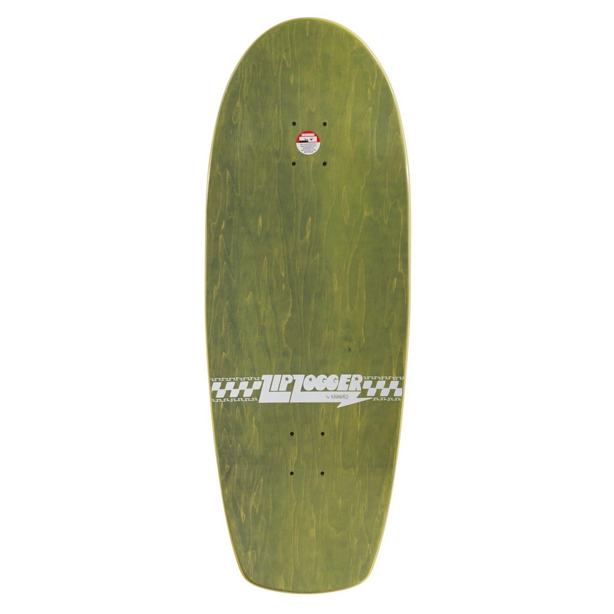 Zip Zogger by Krooked Ovy Cruiser Skateboard Deck 10.75" (Green) KRK