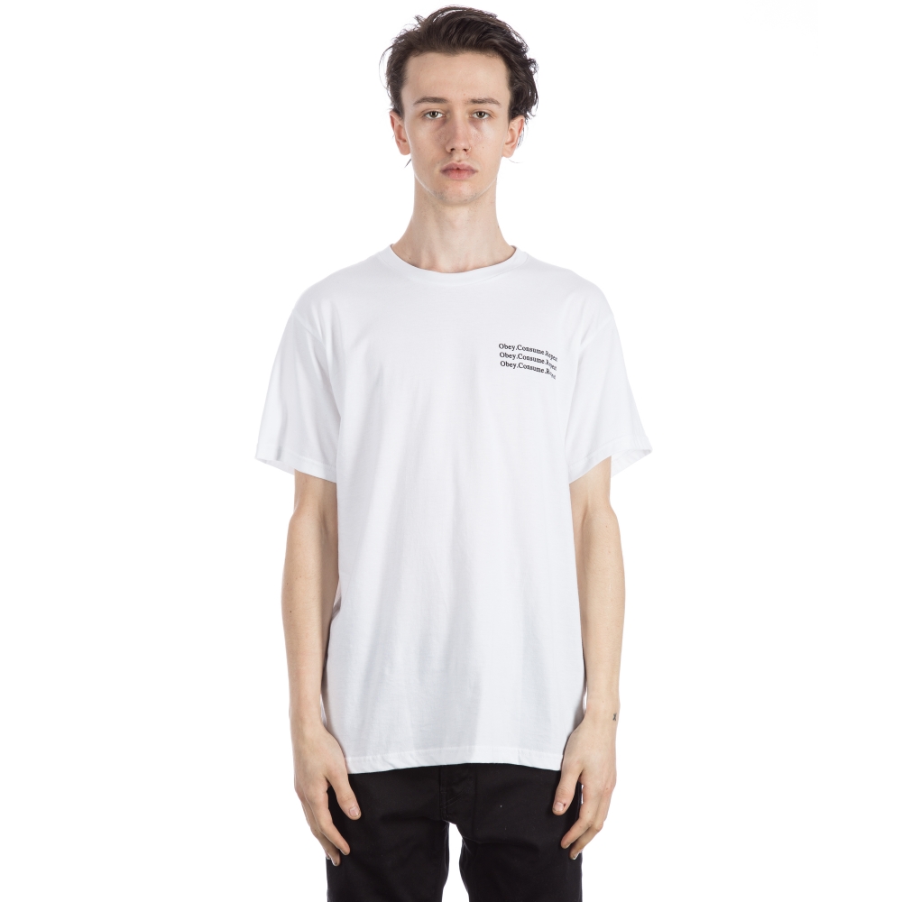 Obey Wake Up T-Shirt (White)