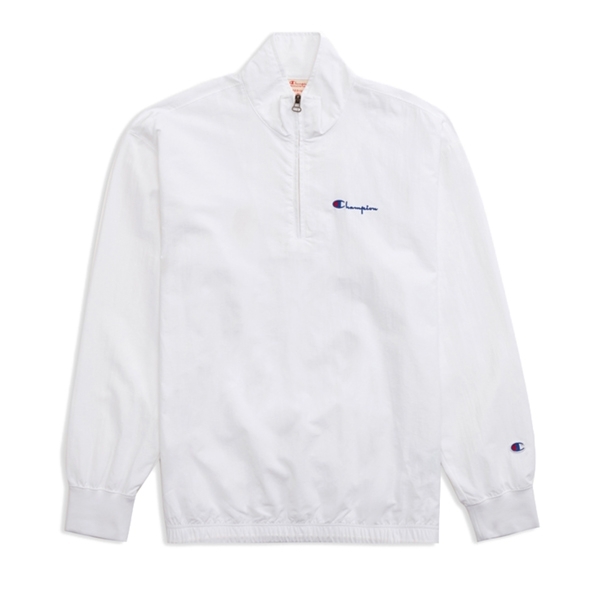 Champion Reverse Weave Half Zip Jacket (White)