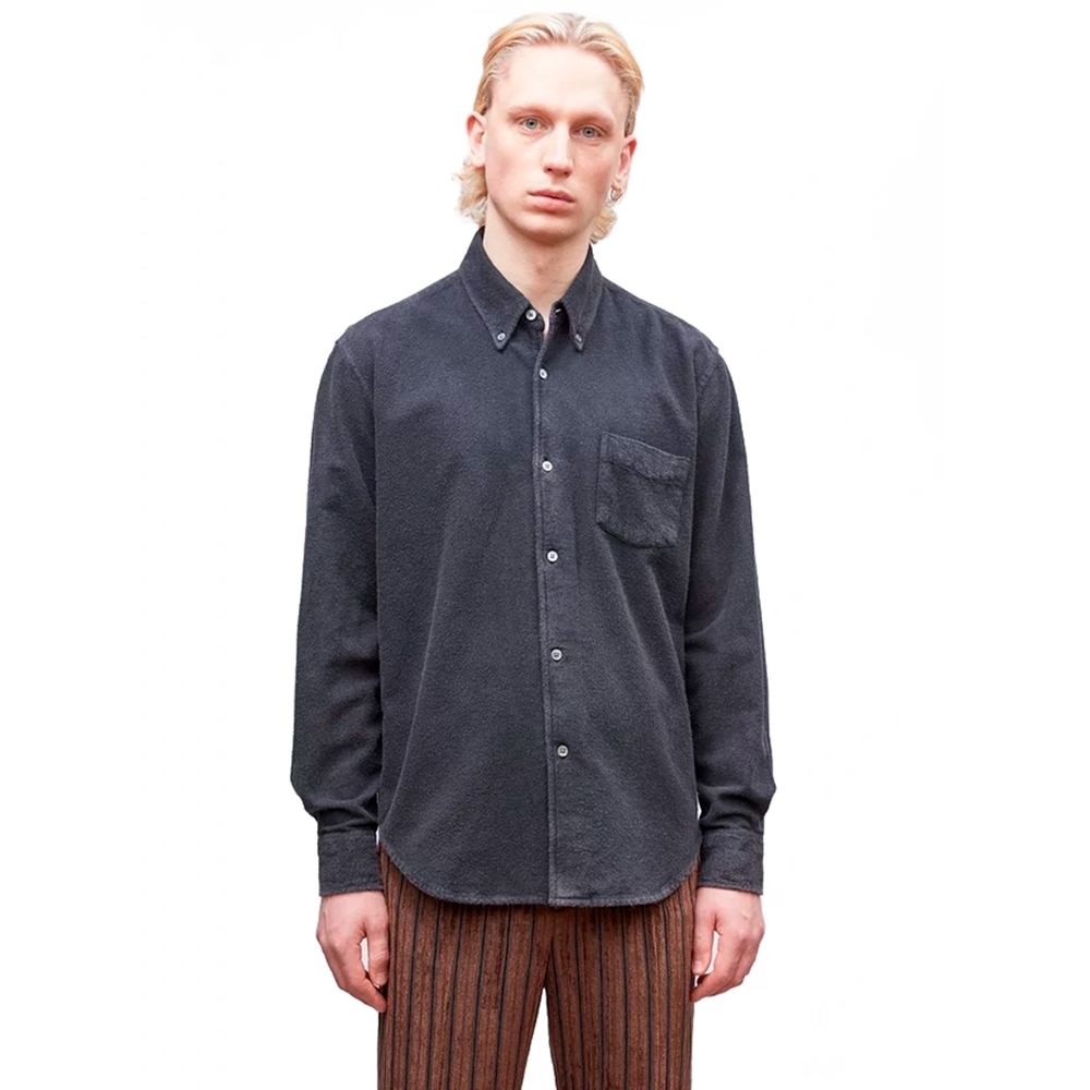 Our Legacy 1950's Shirt (Mud Black Ultimate Flannel)