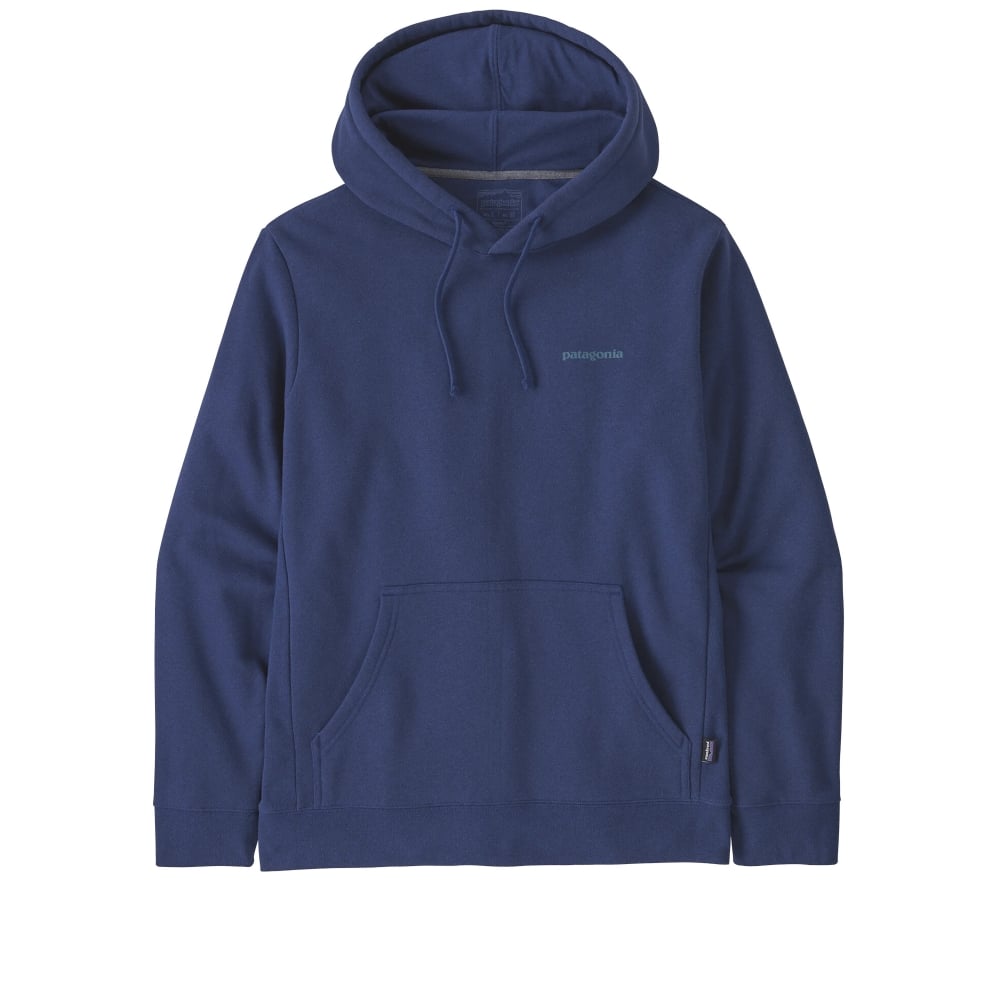 Patagonia Boardshort Logo Uprisal Pullover Hooded Sweatshirt (Clement Blue)