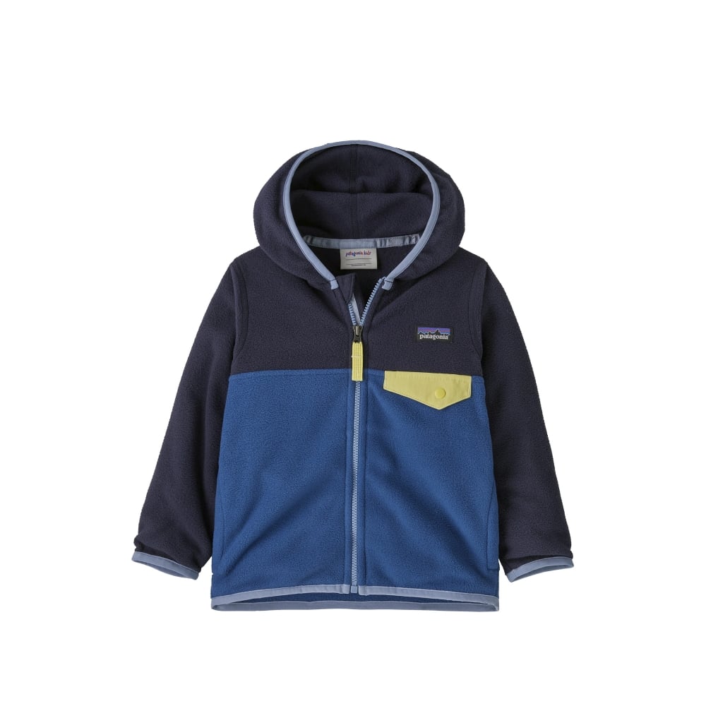 Baby Patagonia Micro D Snap-T Fleece Jacket (Clement Blue)