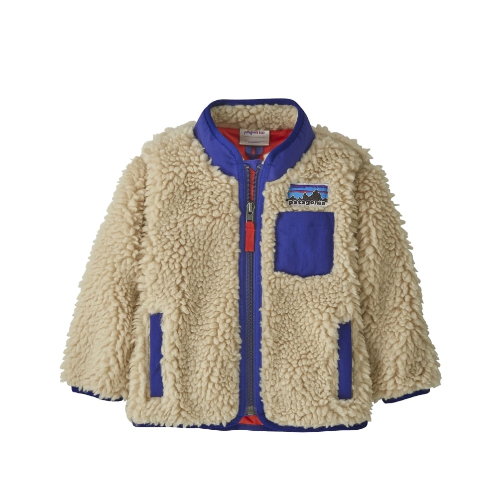 Baby Patagonia Retro-X Fleece Jacket (Dark Natural)