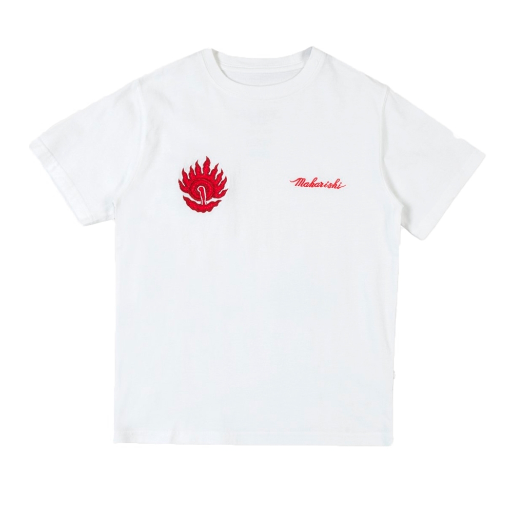 Maharishi Pearl of Wisdom T-Shirt (White Lotus Jewel Embroidery)